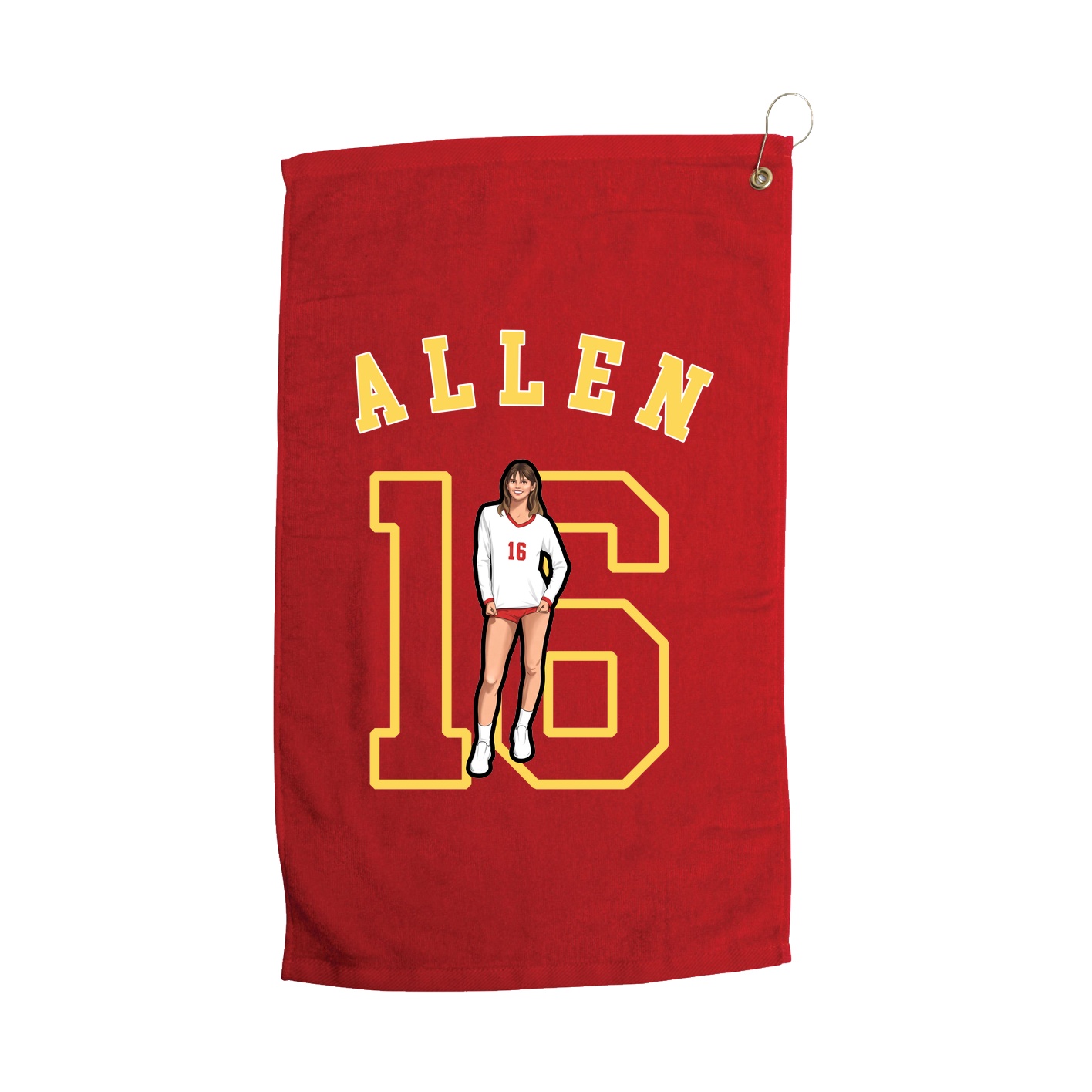 Golf Towel — Shirsey Arch in Red