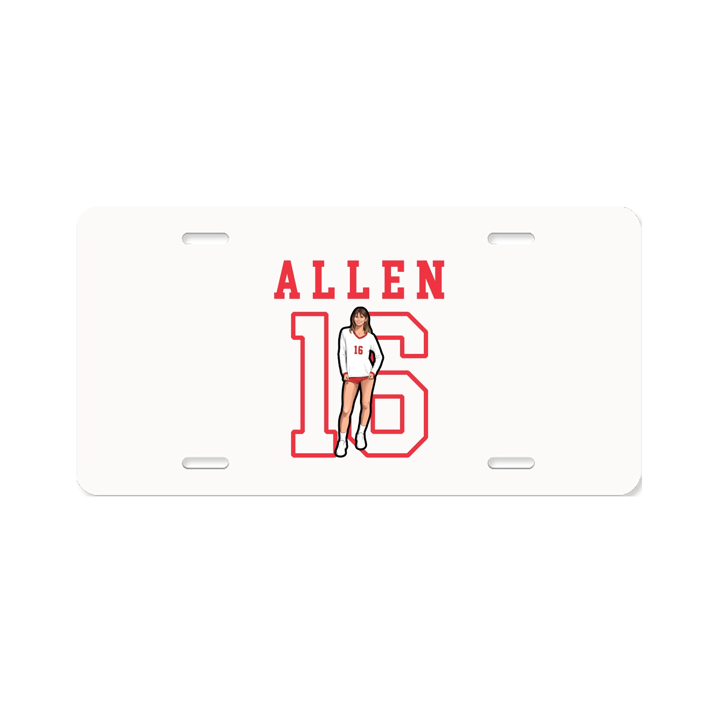 License Plate — Shirsey in Classic