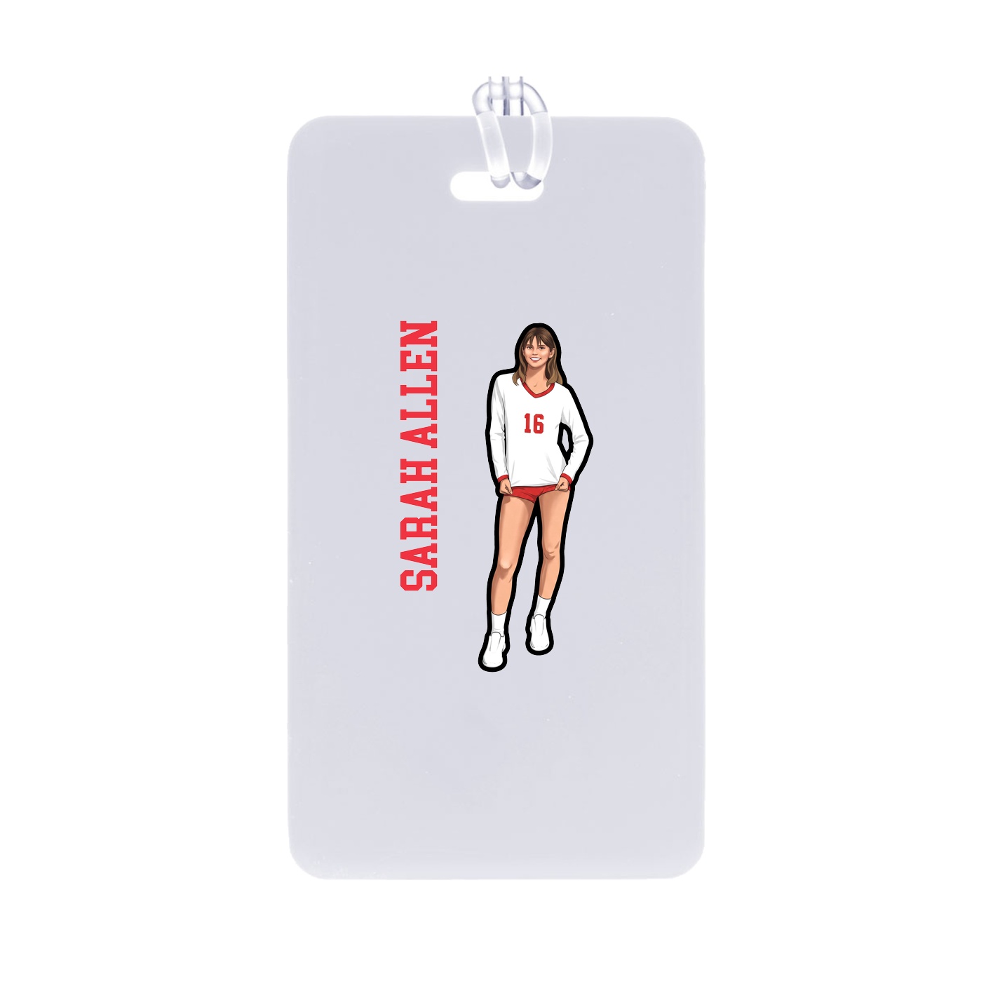 Bag Tag — Name Vertical in Classic