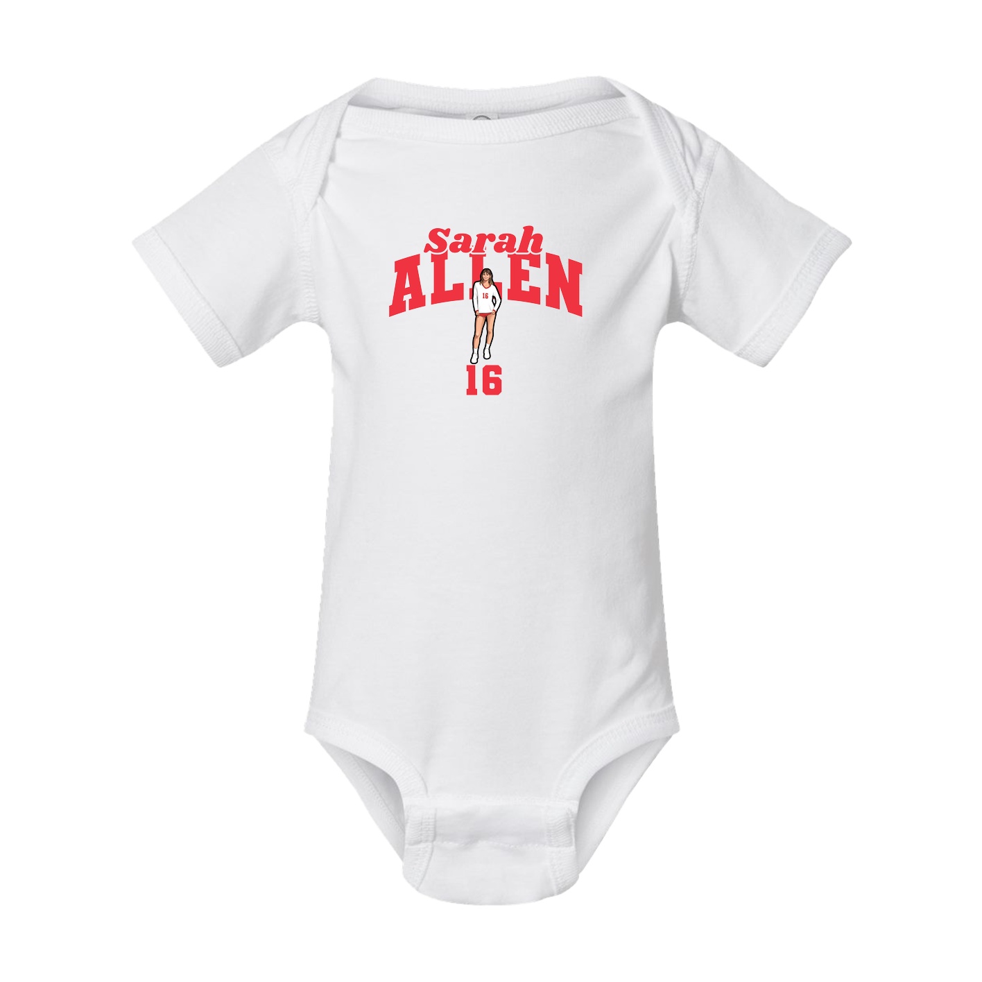 Baby Onesie — Signature Arch in White