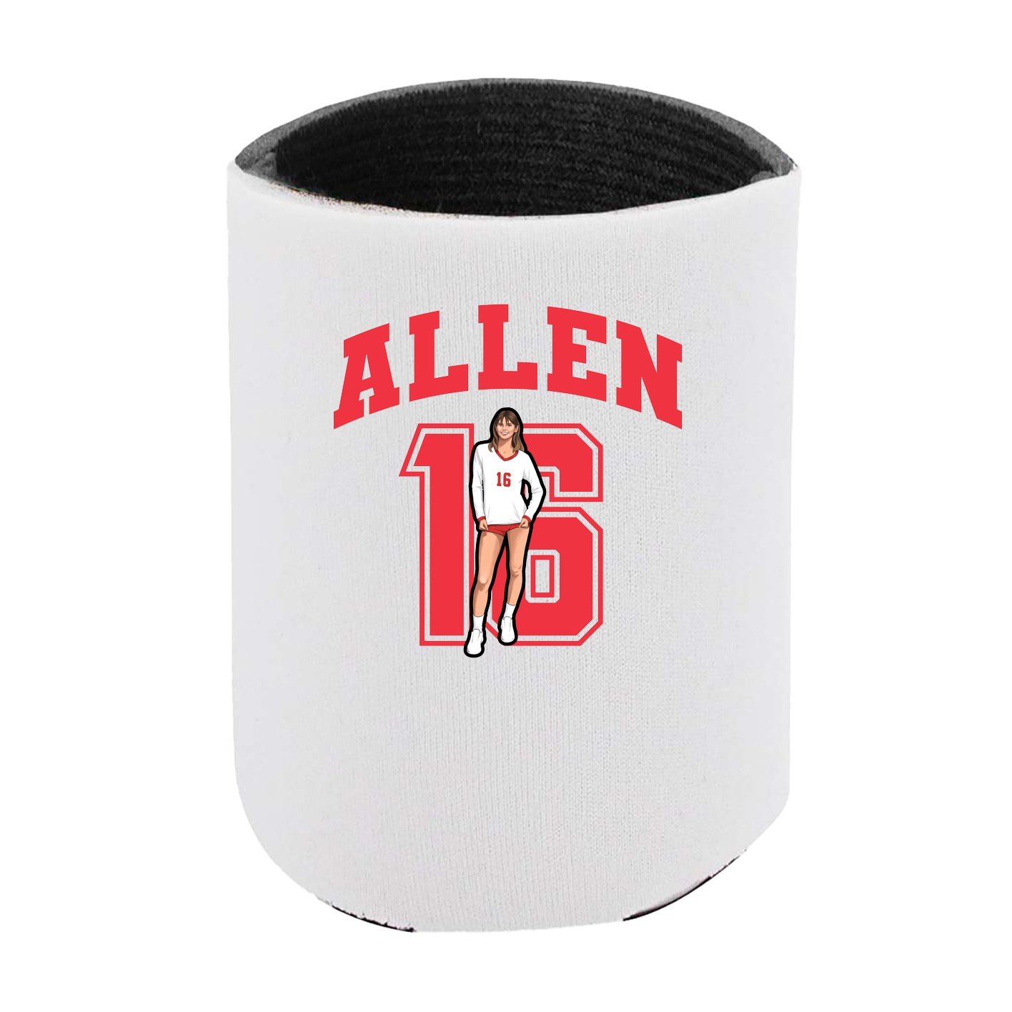Can Holder — Number in White