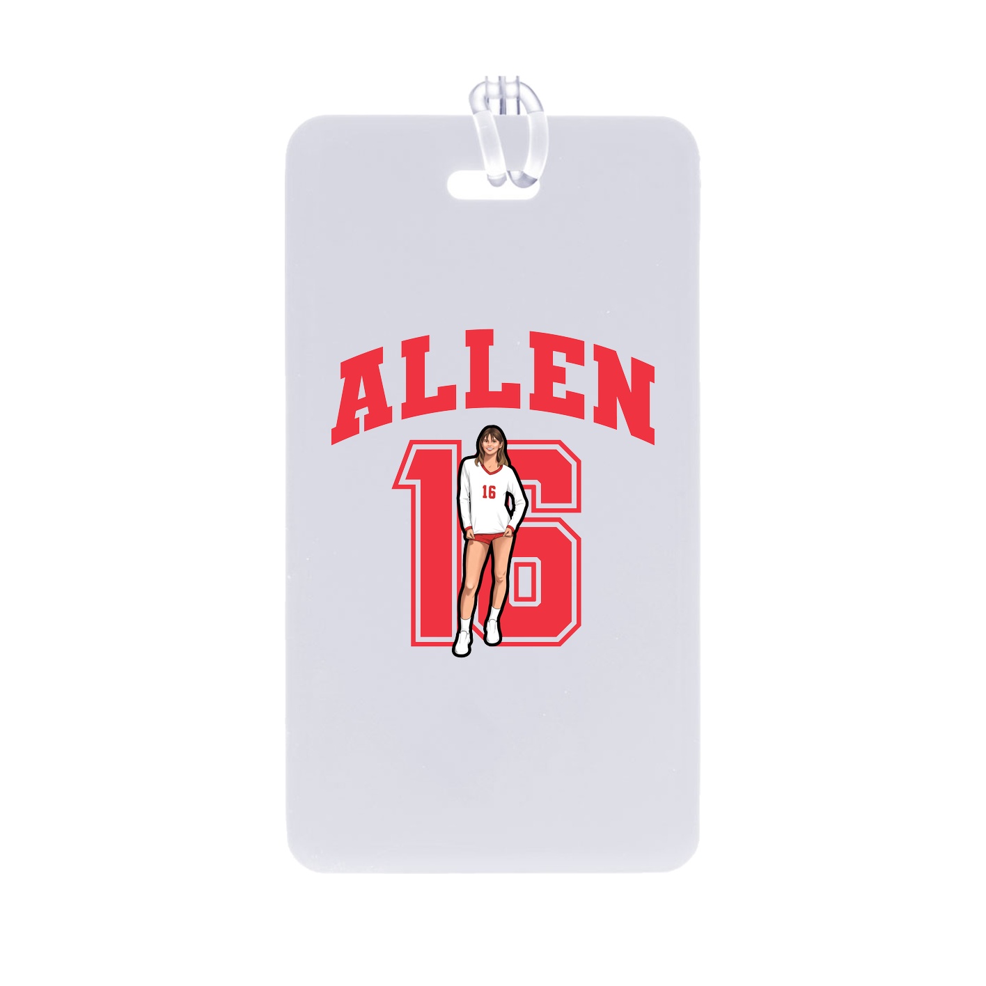 Bag Tag — Number in Classic