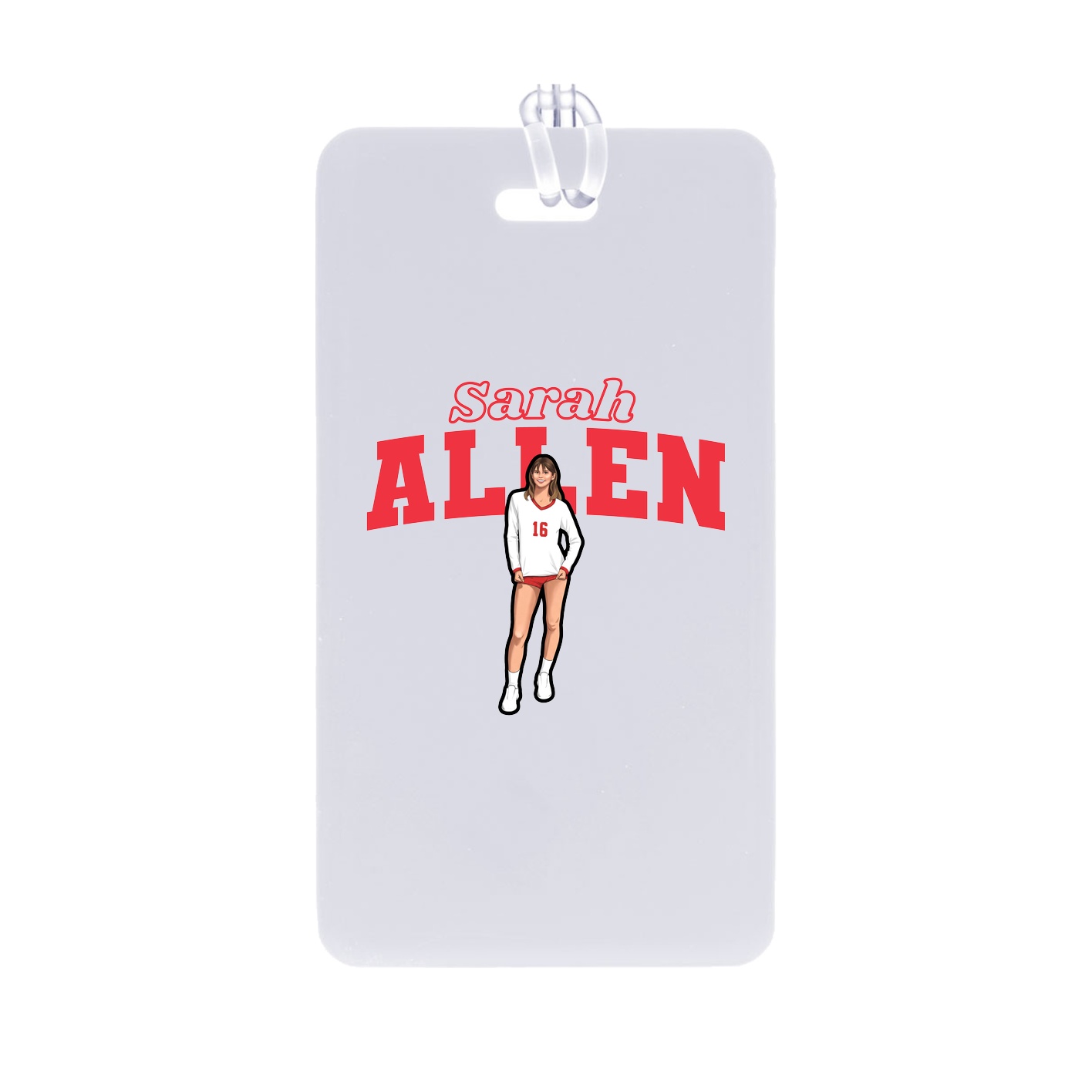 Bag Tag — Name Arch in Classic
