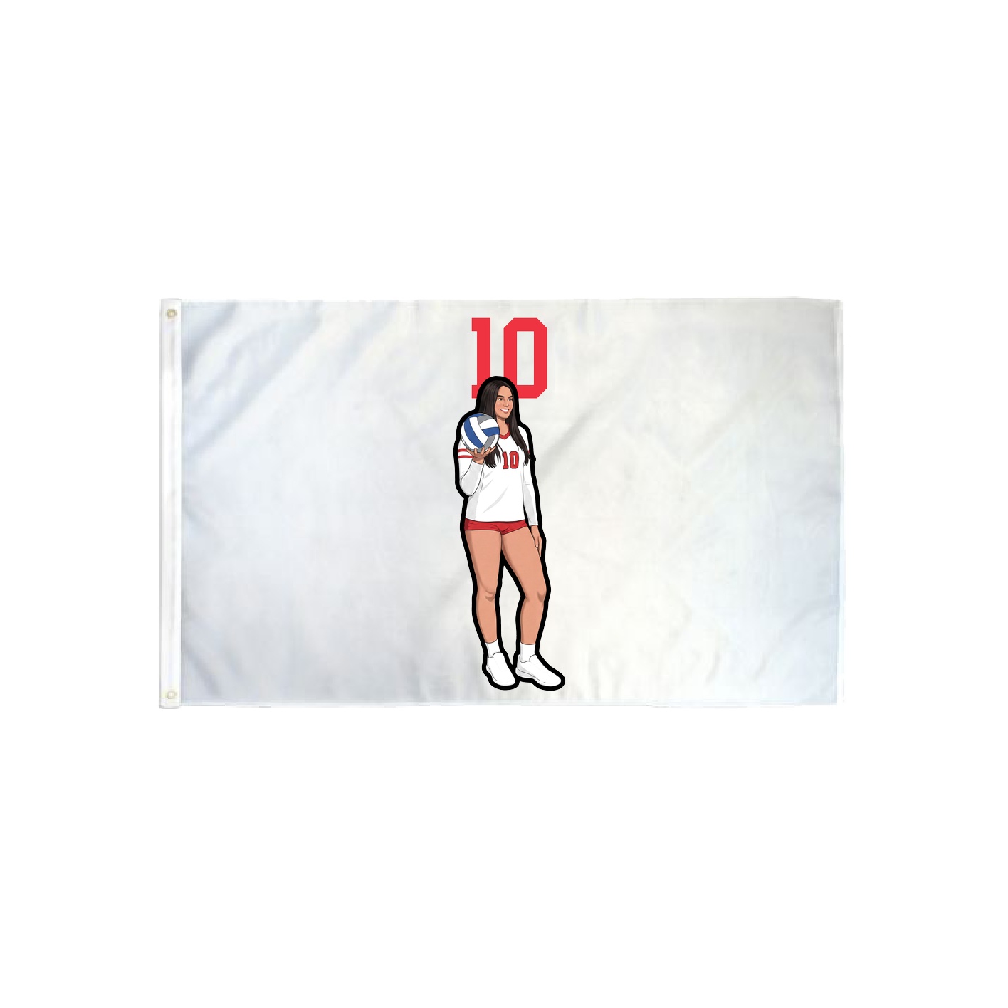 3x5 Flag — Number Top in Classic