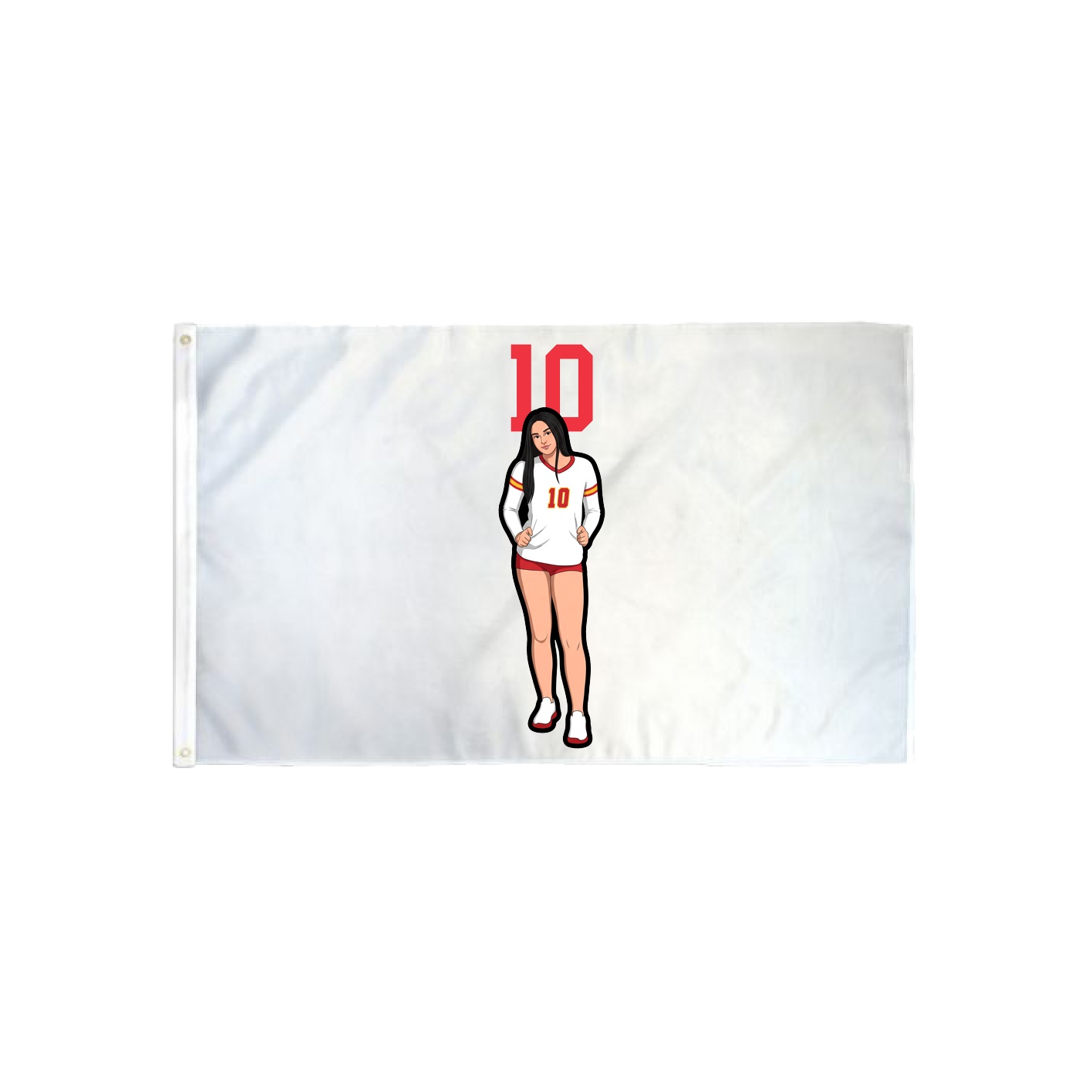 3x5 Flag — Number Top in Classic