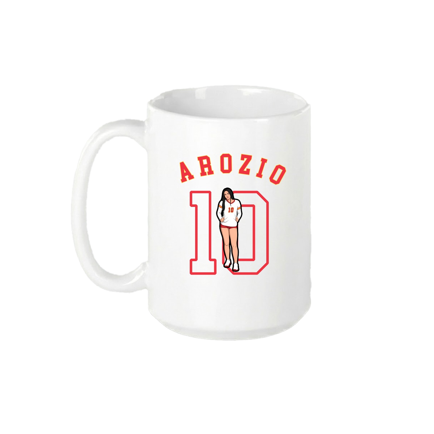 15oz Coffee Mug — Shirsey Arch in White