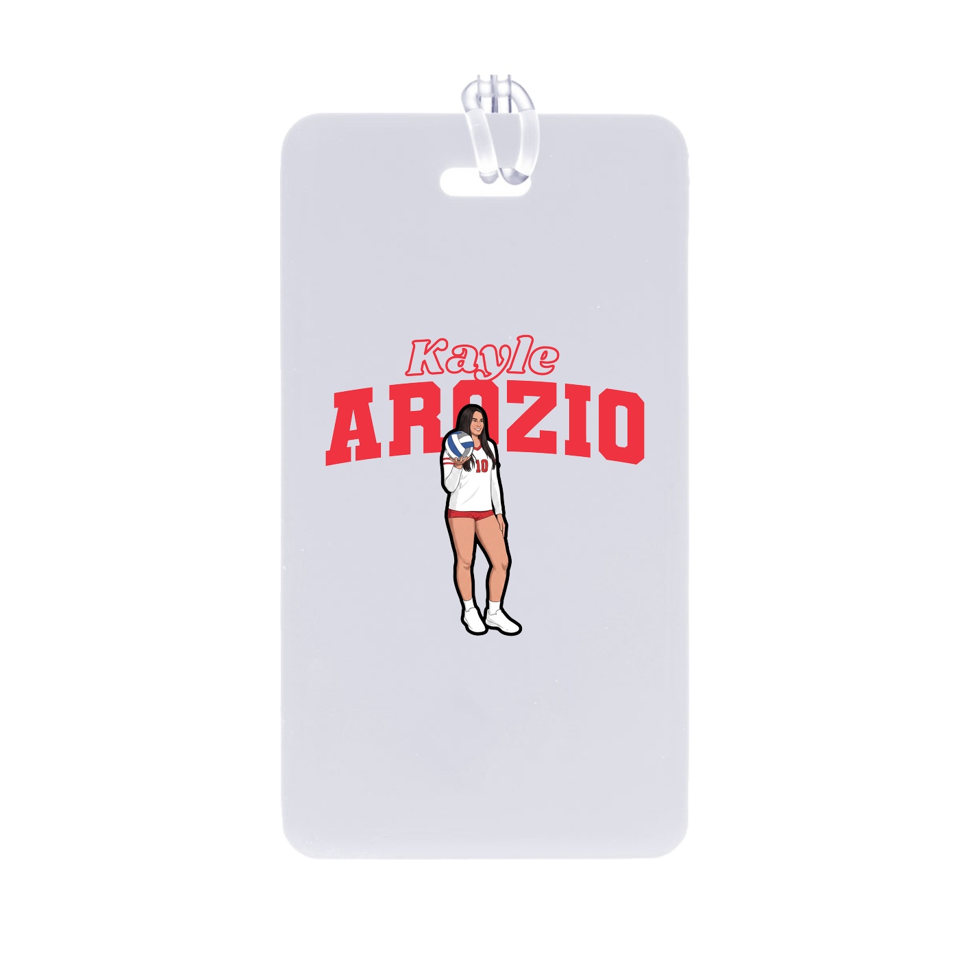 Bag Tag — Name Arch in Classic