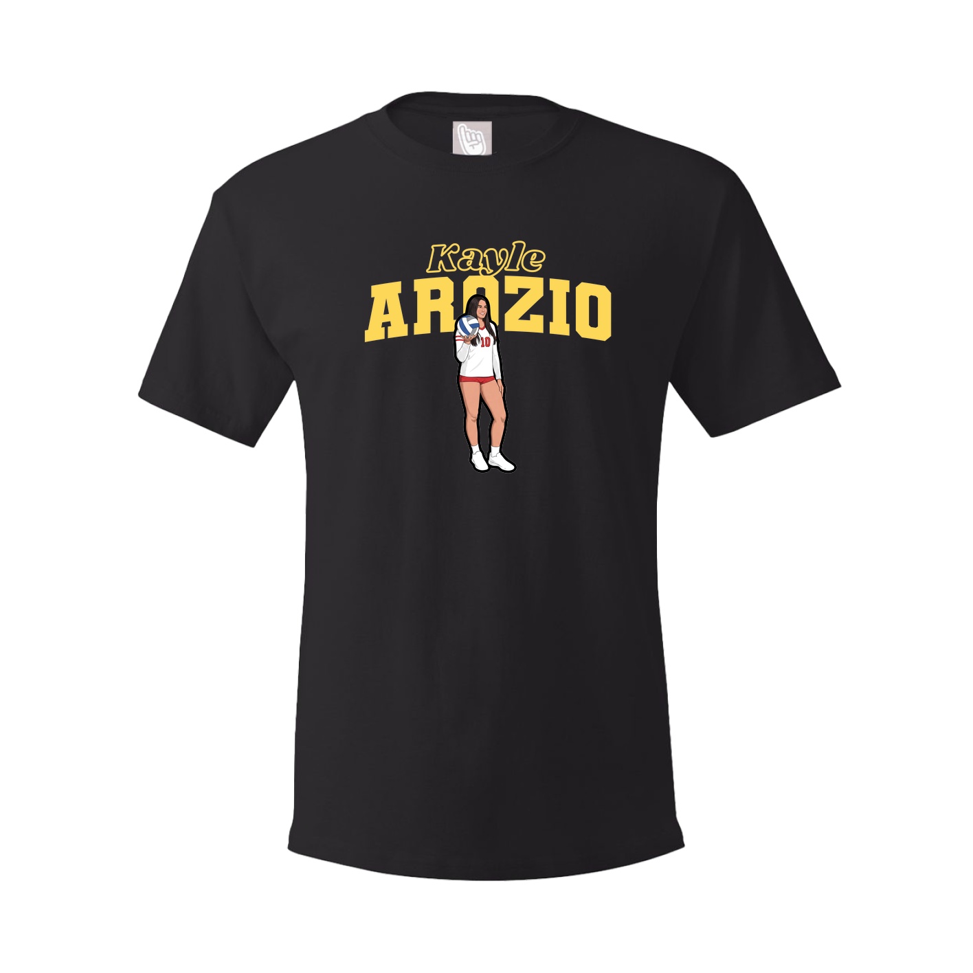Youth Tee — Name Arch in Black