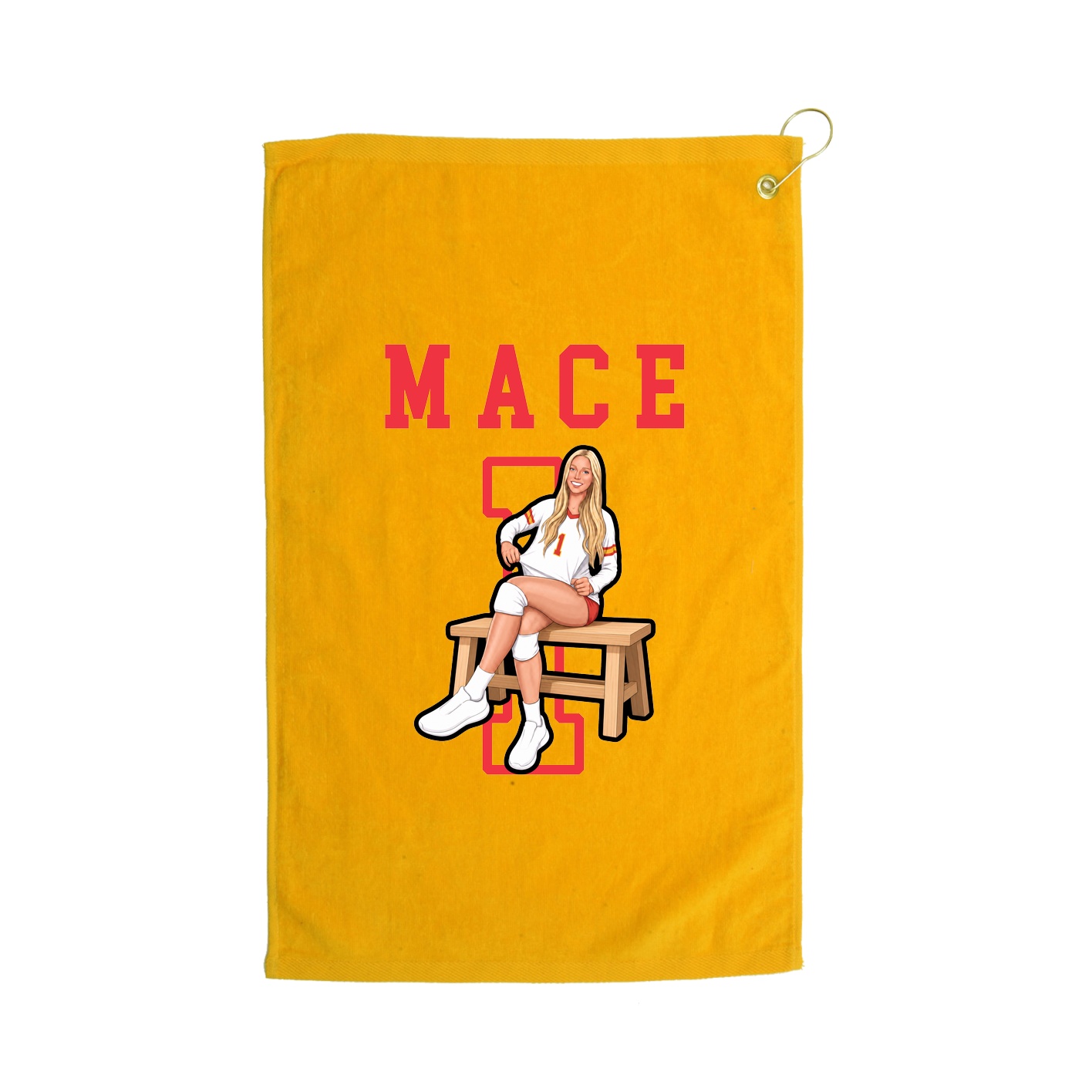 Golf Towel — Shirsey in Gold