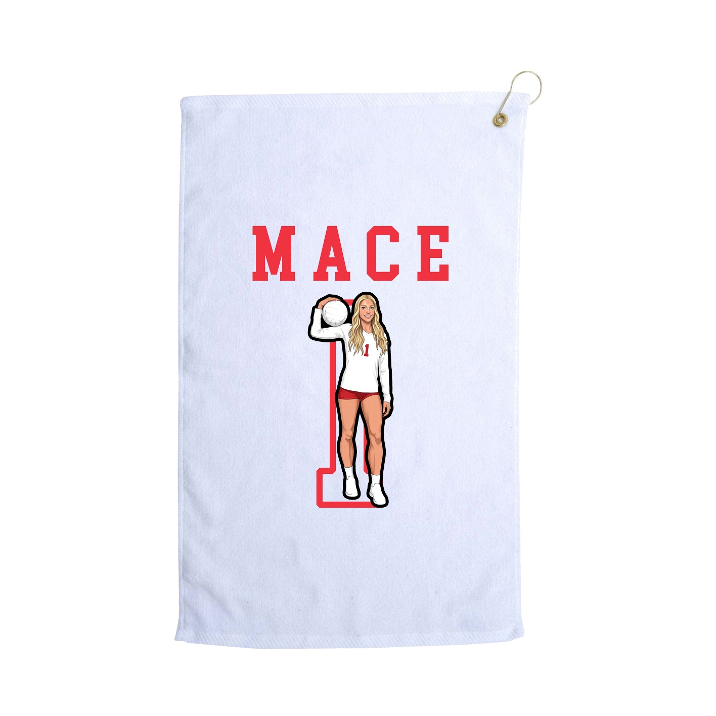 Golf Towel — Shirsey in White