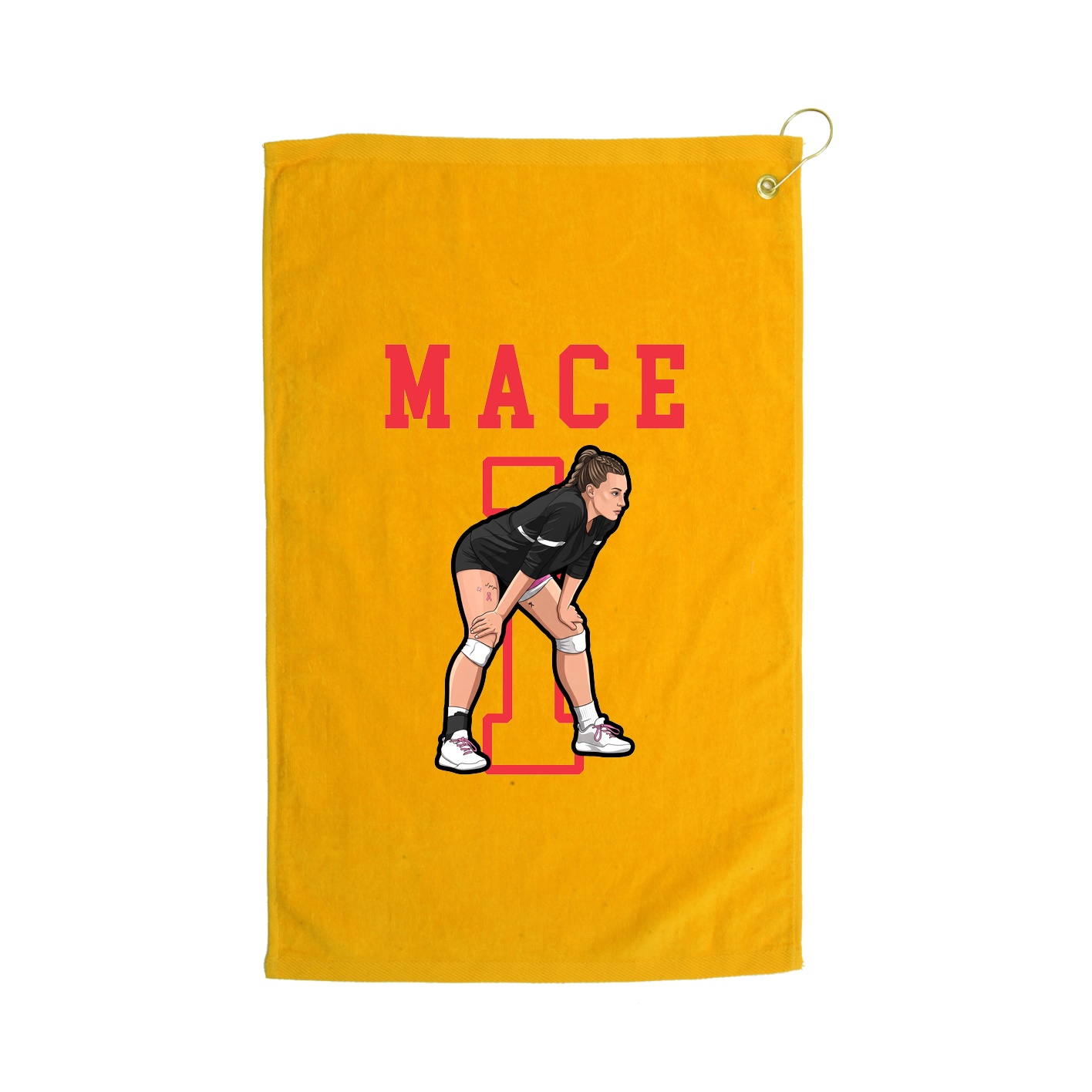 Golf Towel — Shirsey in Gold