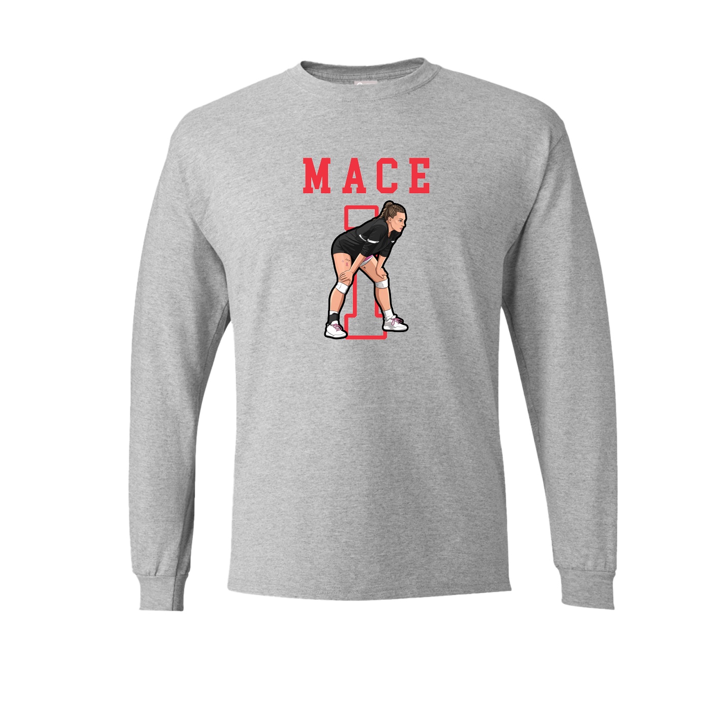 Long Sleeve Tee — Shirsey in Grey