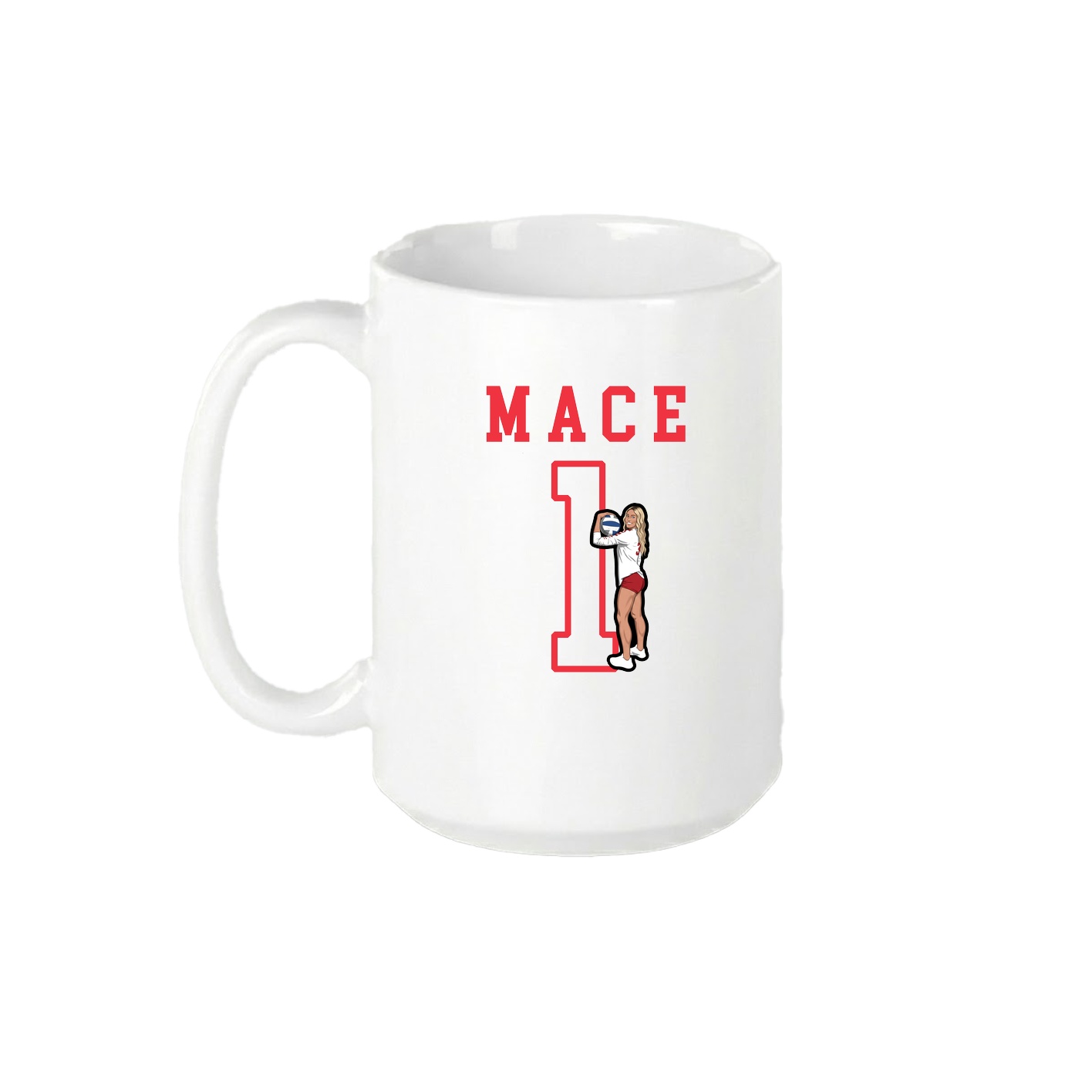 15oz Coffee Mug — Shirsey in White