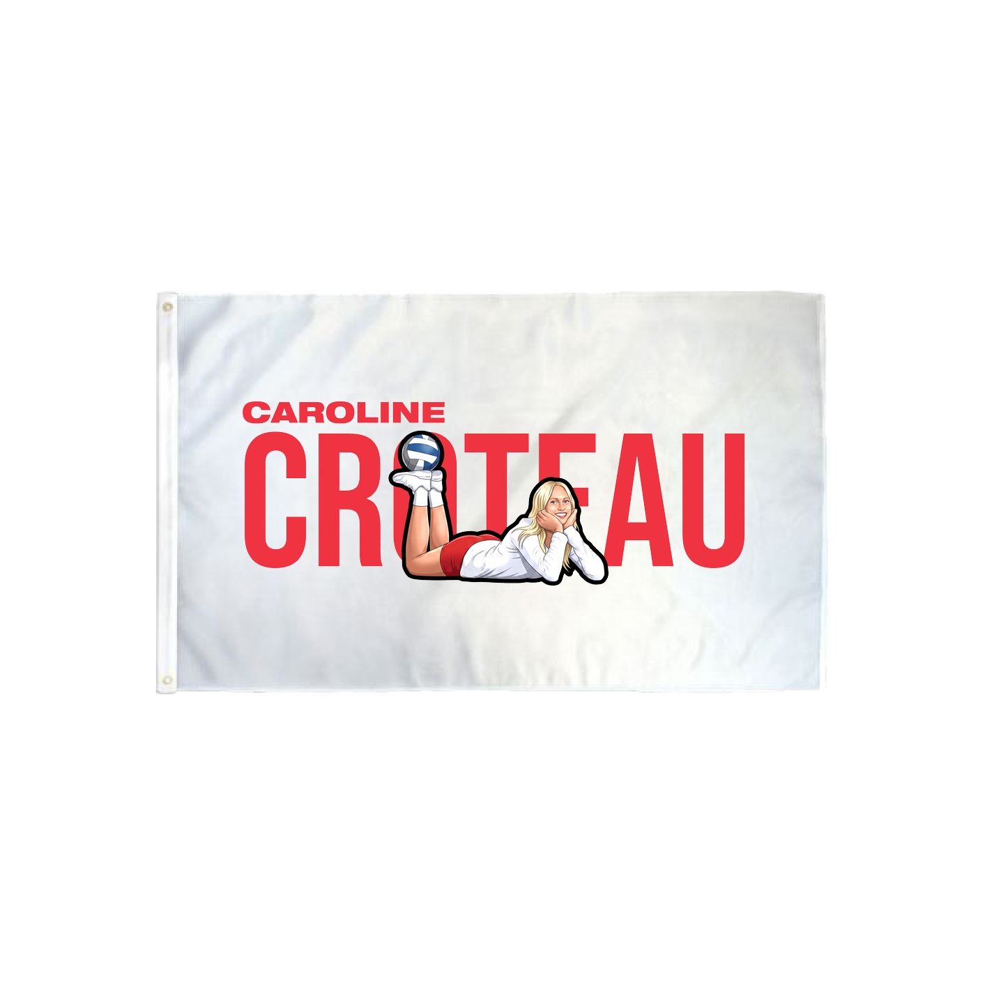 3x5 Flag — Player Name in Classic