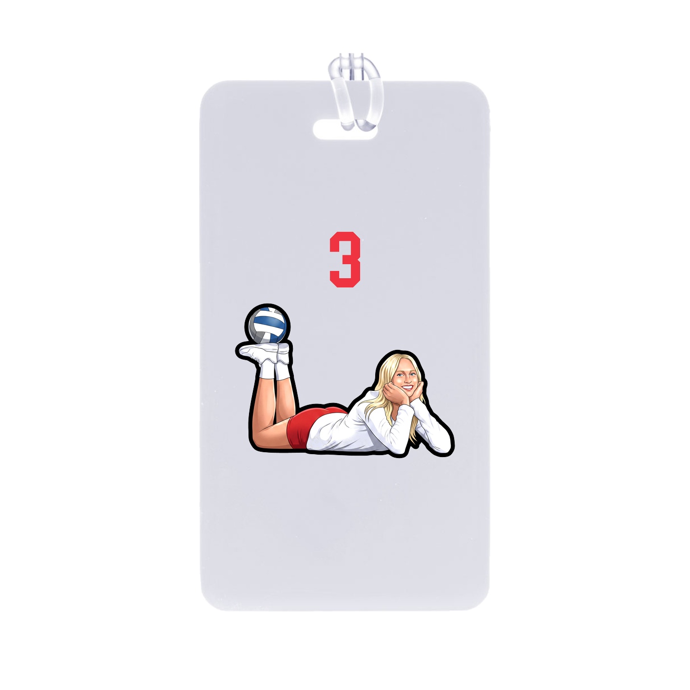 Bag Tag — Number Top in Classic