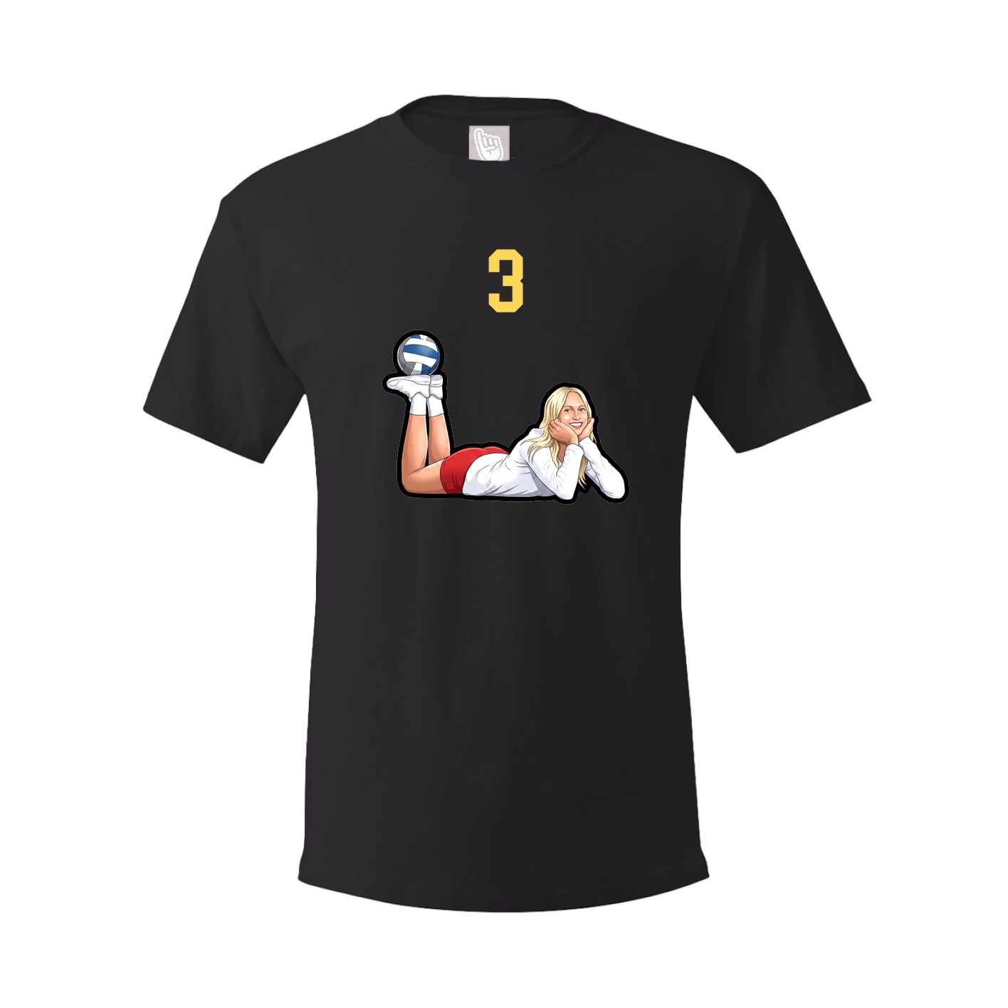 Tee — Number Top in Black