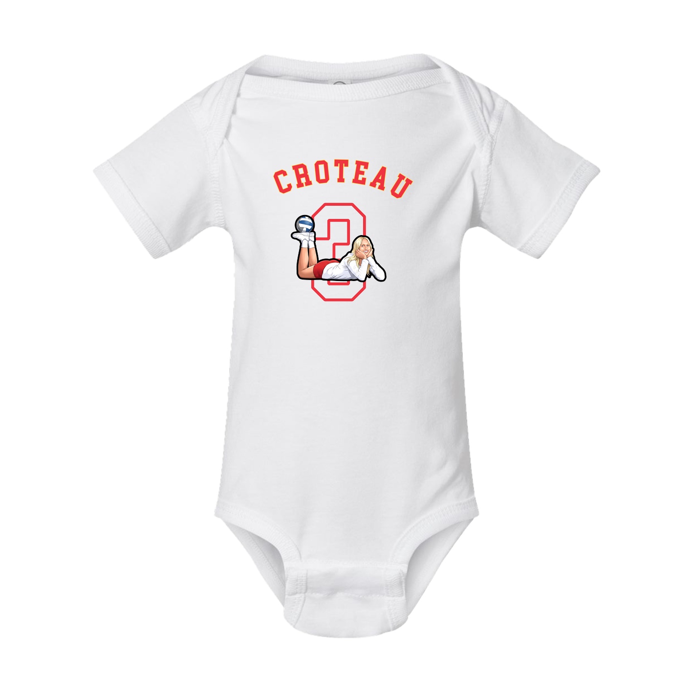 Baby Onesie — Shirsey Arch in White