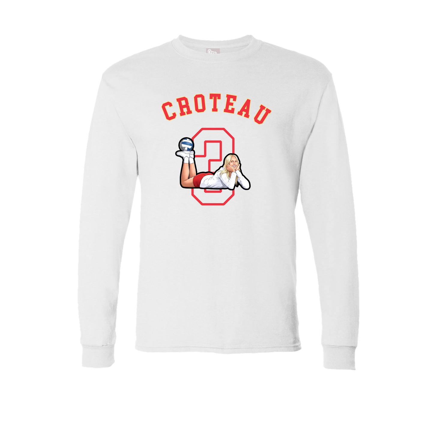 Long Sleeve Tee — Shirsey Arch in White