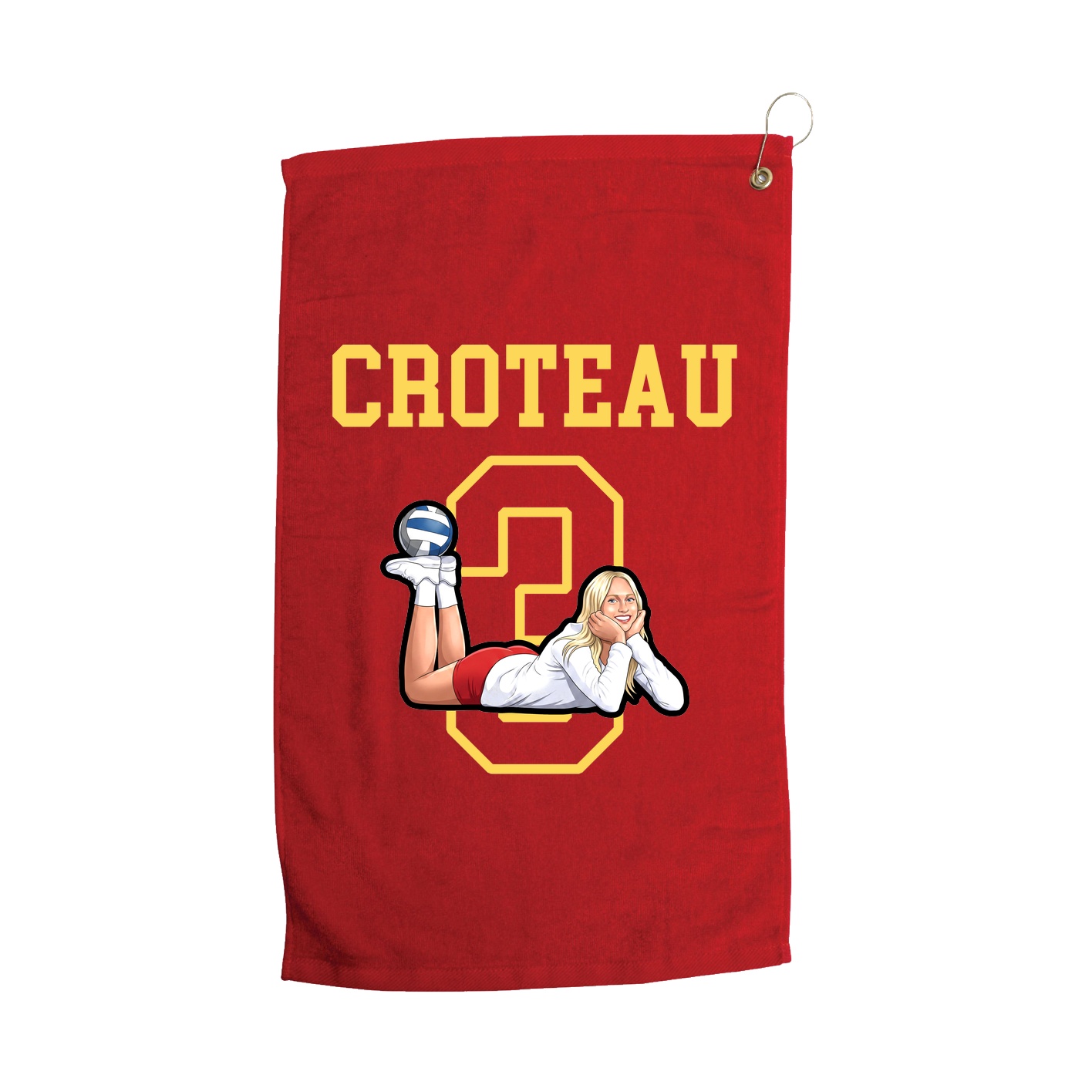 Golf Towel — Shirsey in Red