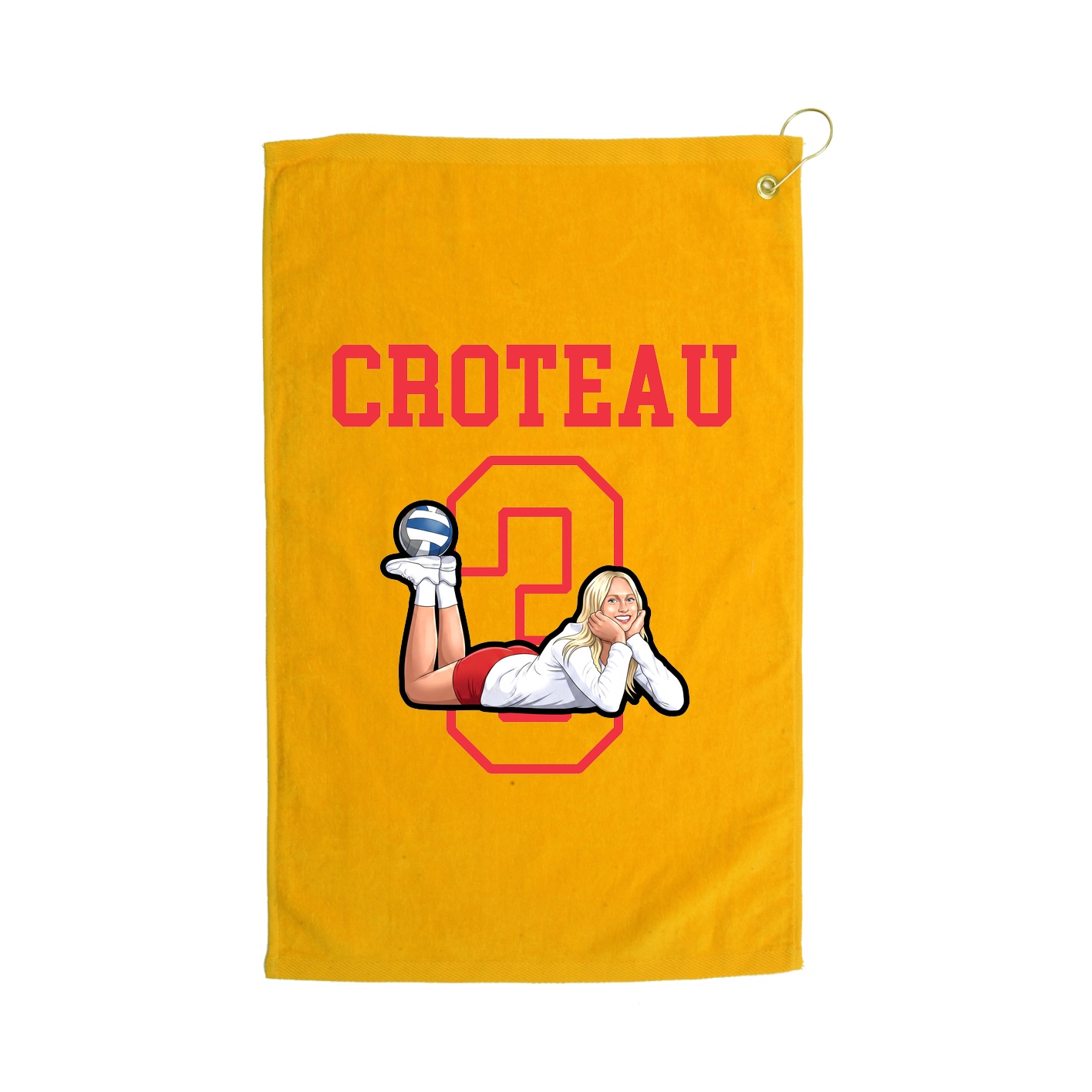 Golf Towel — Shirsey in Gold