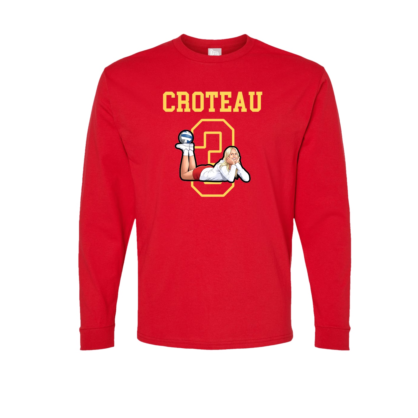 Long Sleeve Tee — Shirsey in Red