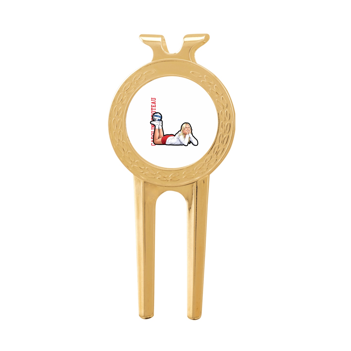 Divot Tool with Ball Marker — Name Vertical in Classic