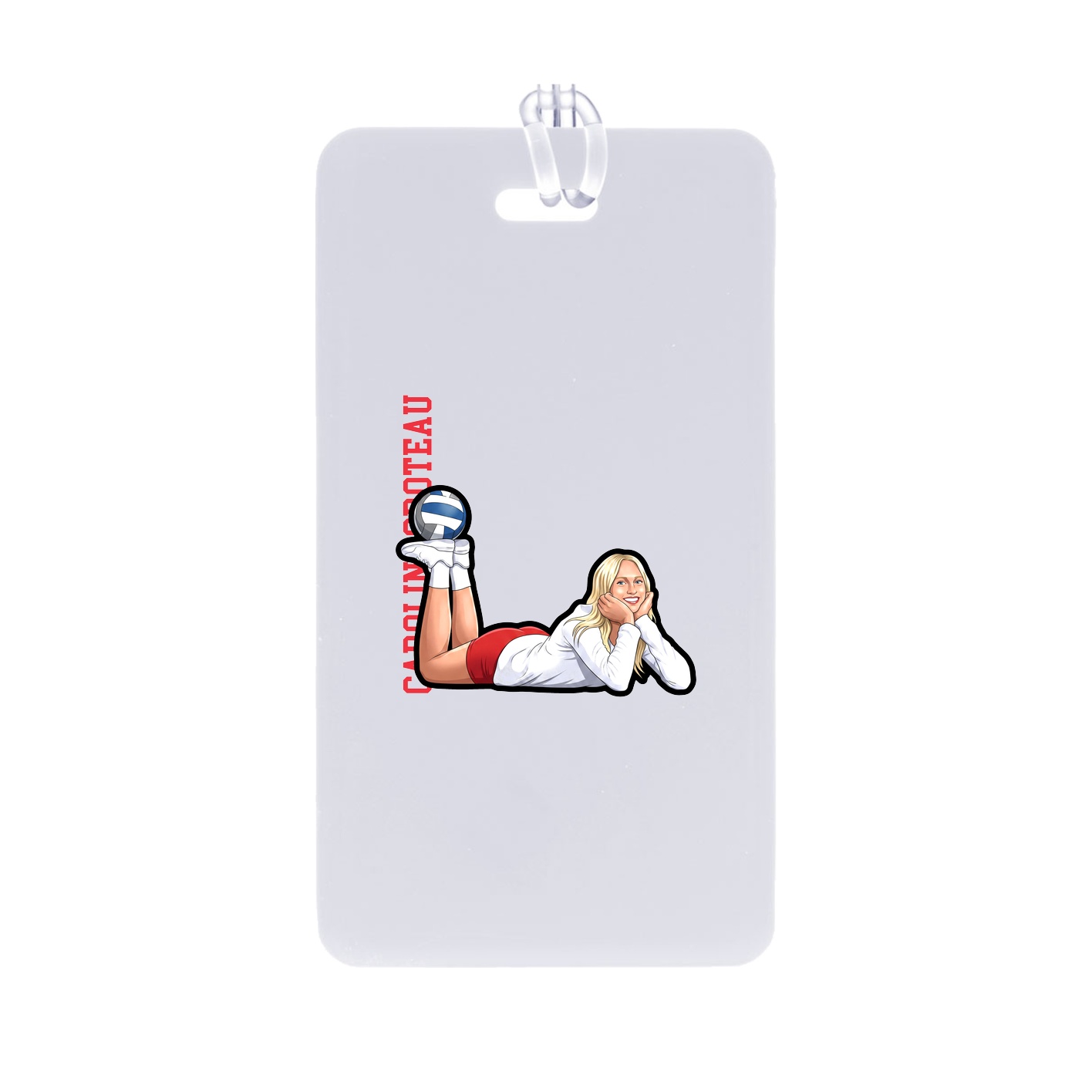 Bag Tag — Name Vertical in Classic