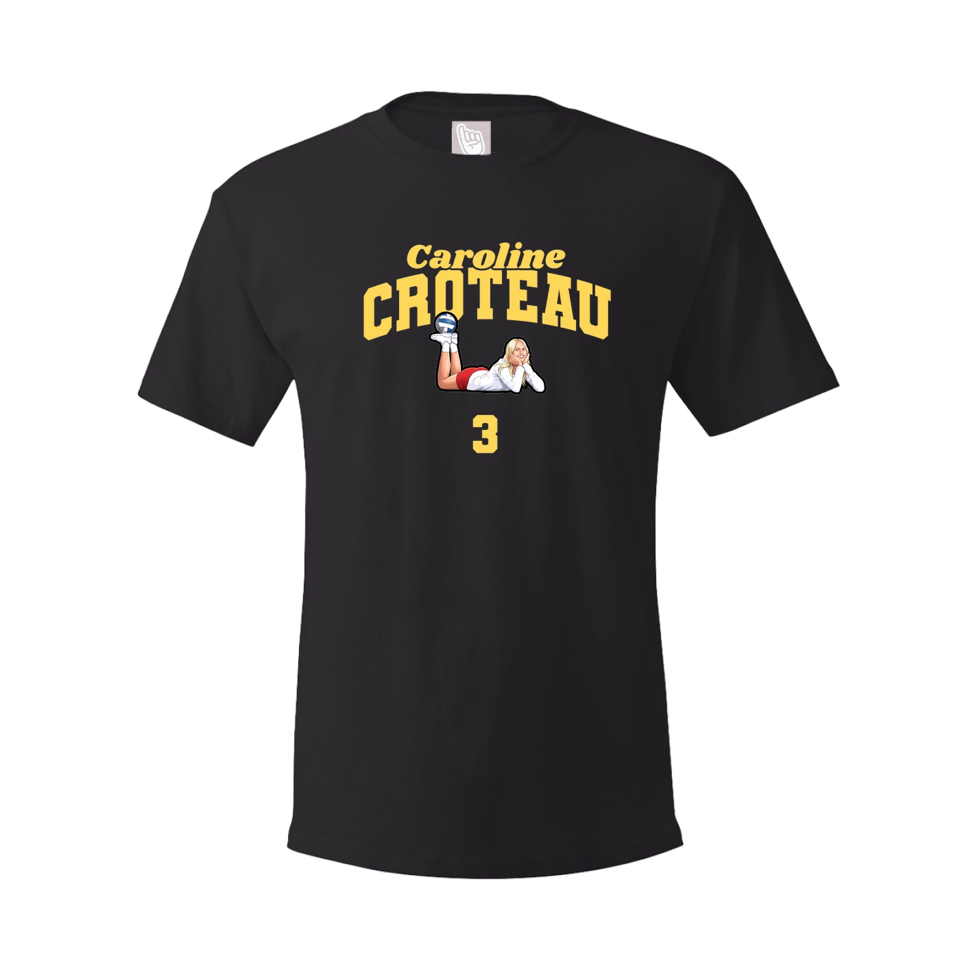 Youth Tee — Signature Arch in Black