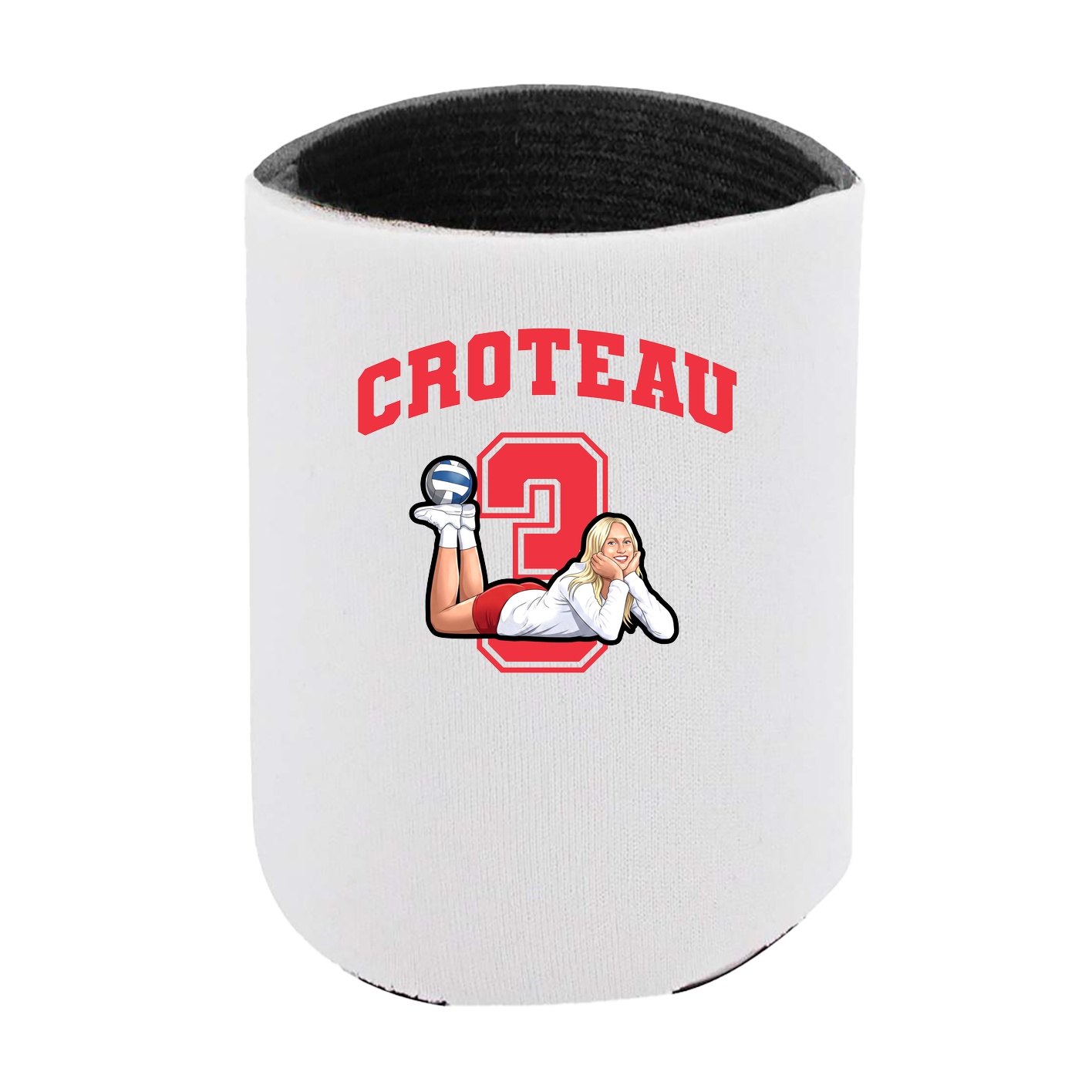 Can Holder — Number in White