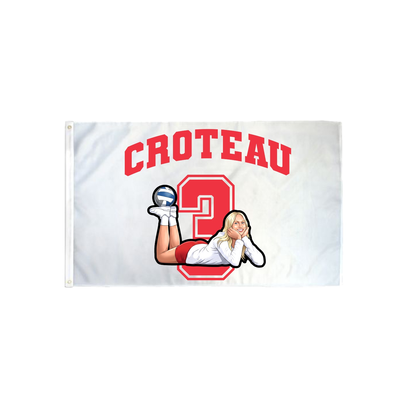 3x5 Flag — Number in Classic