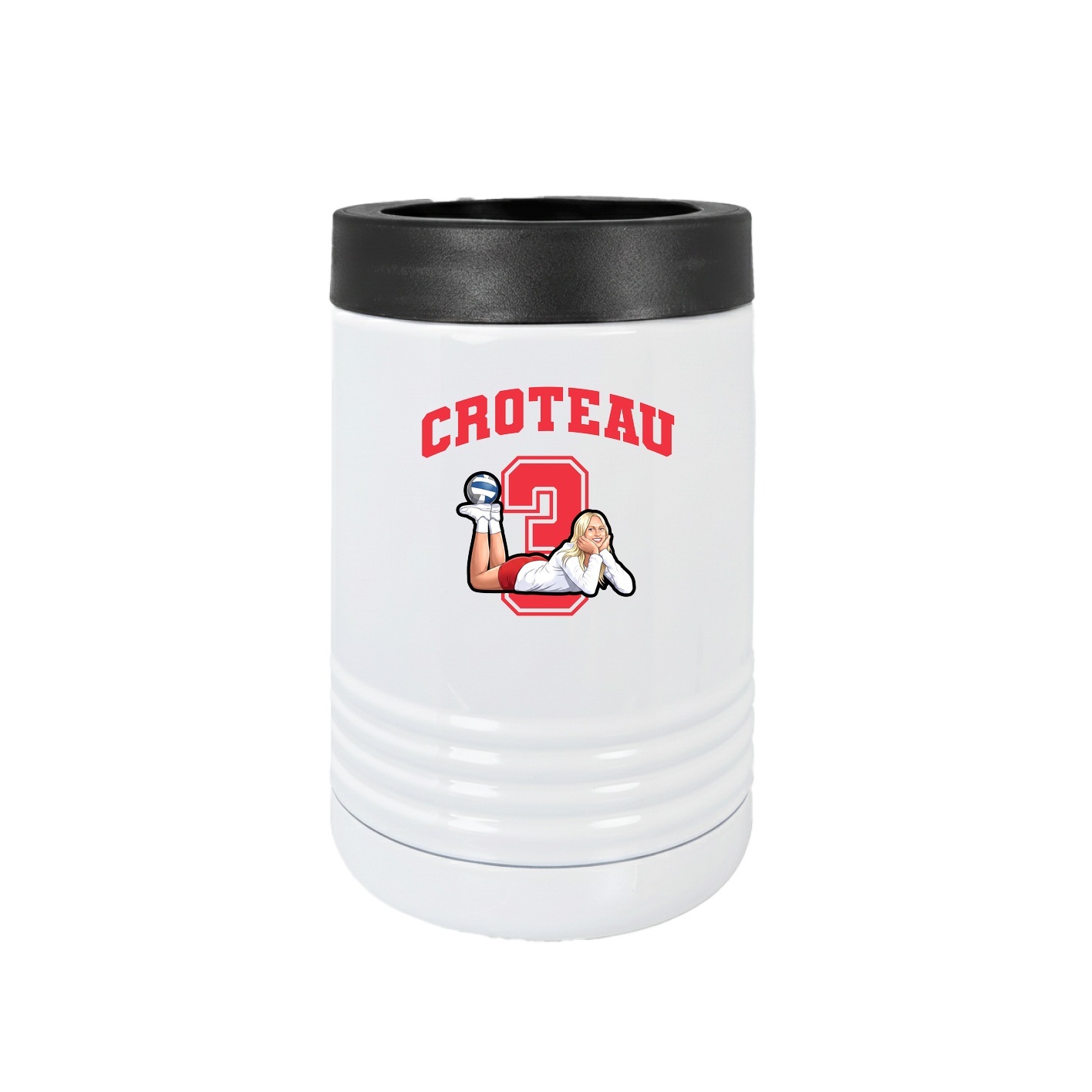Beverage Holder — Number in White