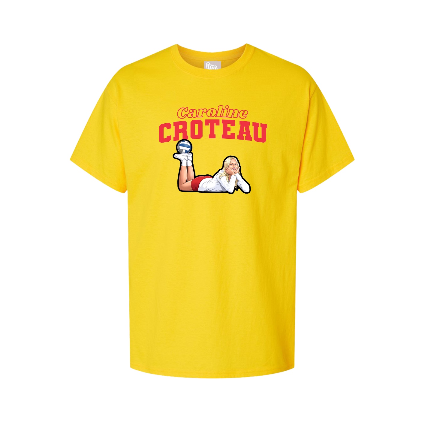Youth Tee — Name Arch in Gold