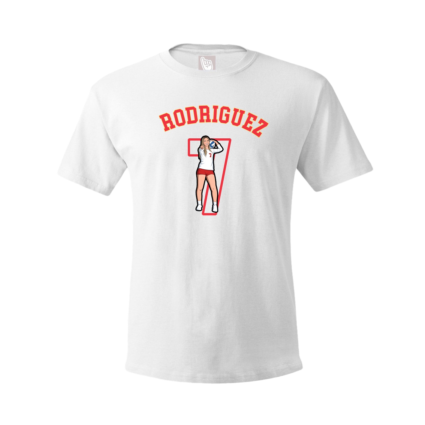 Youth Tee — Shirsey Arch in White