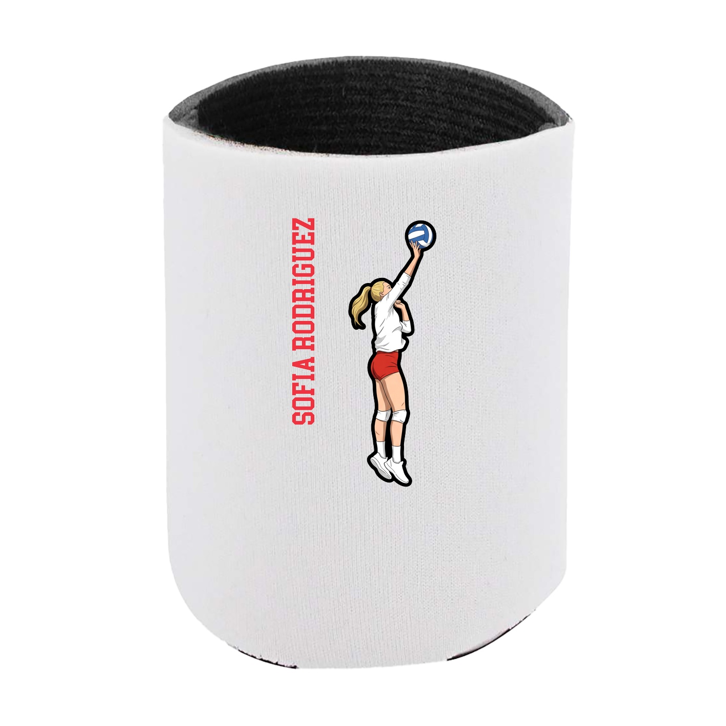 Can Holder — Name Vertical in White