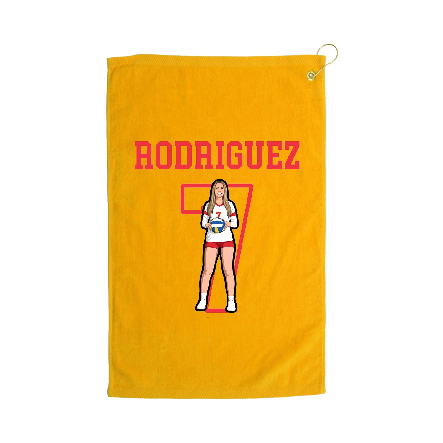Golf Towel — Shirsey in Gold