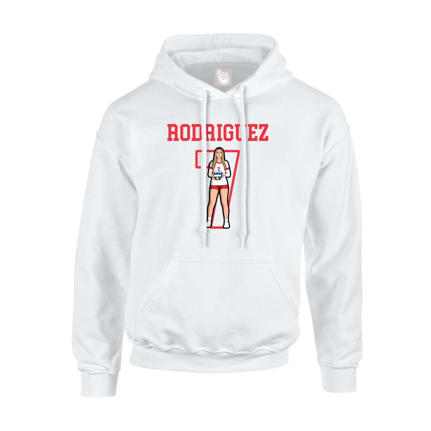 Youth Hoodie — Shirsey in White