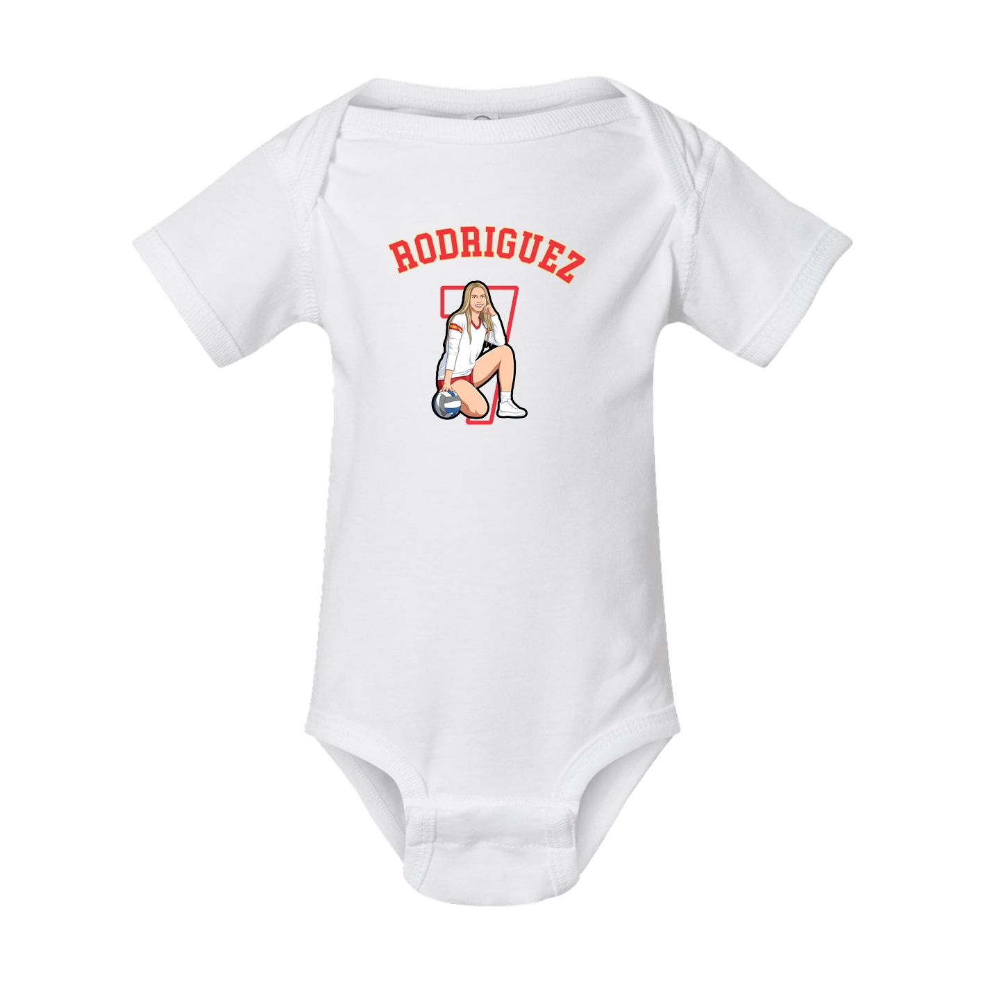 Baby Onesie — Shirsey Arch in White