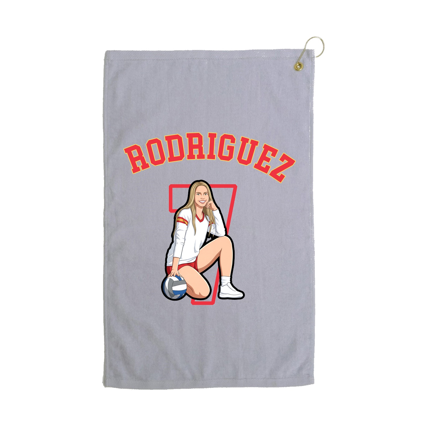 Golf Towel — Shirsey Arch in Grey