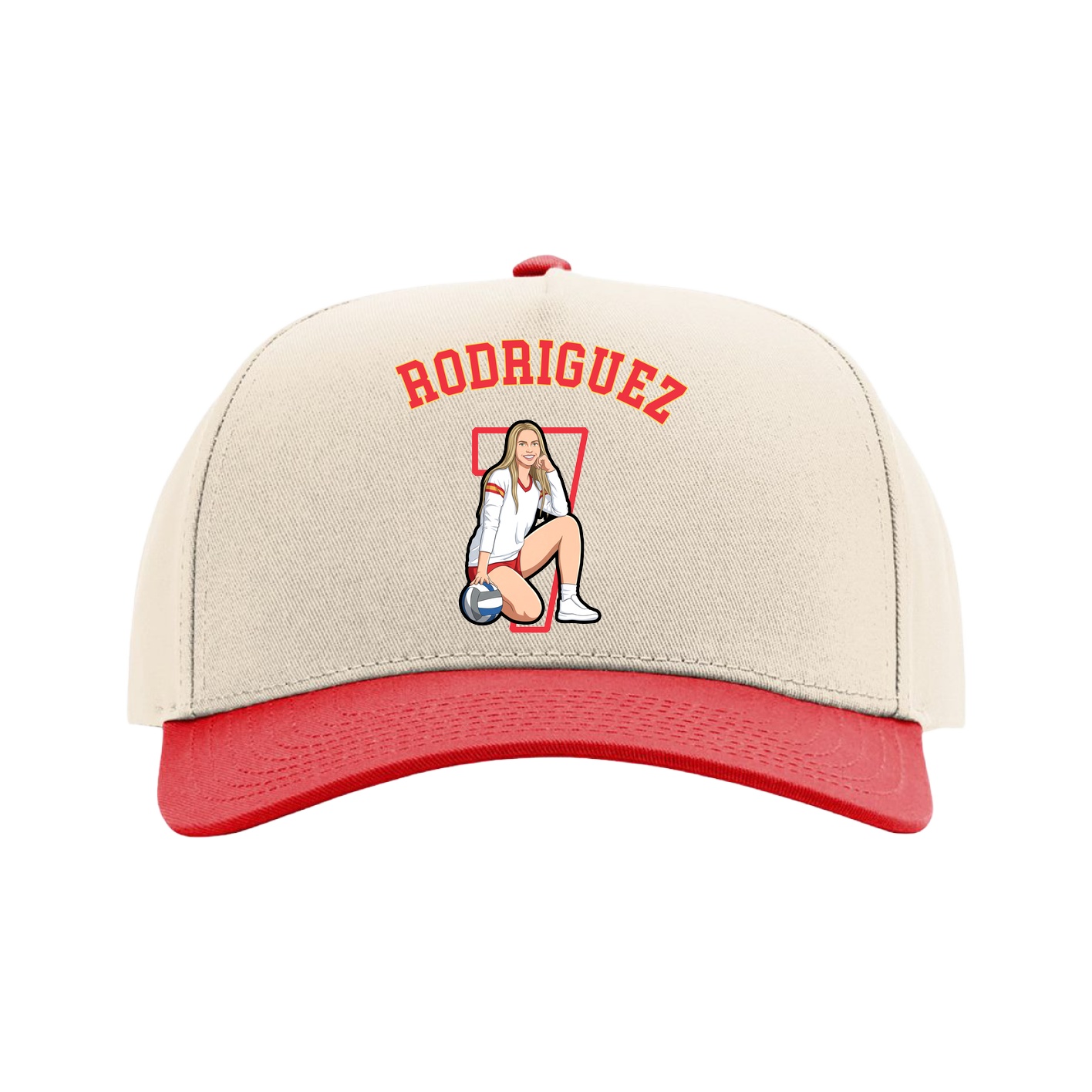 Full Fabric Five-Panel Champ Cap