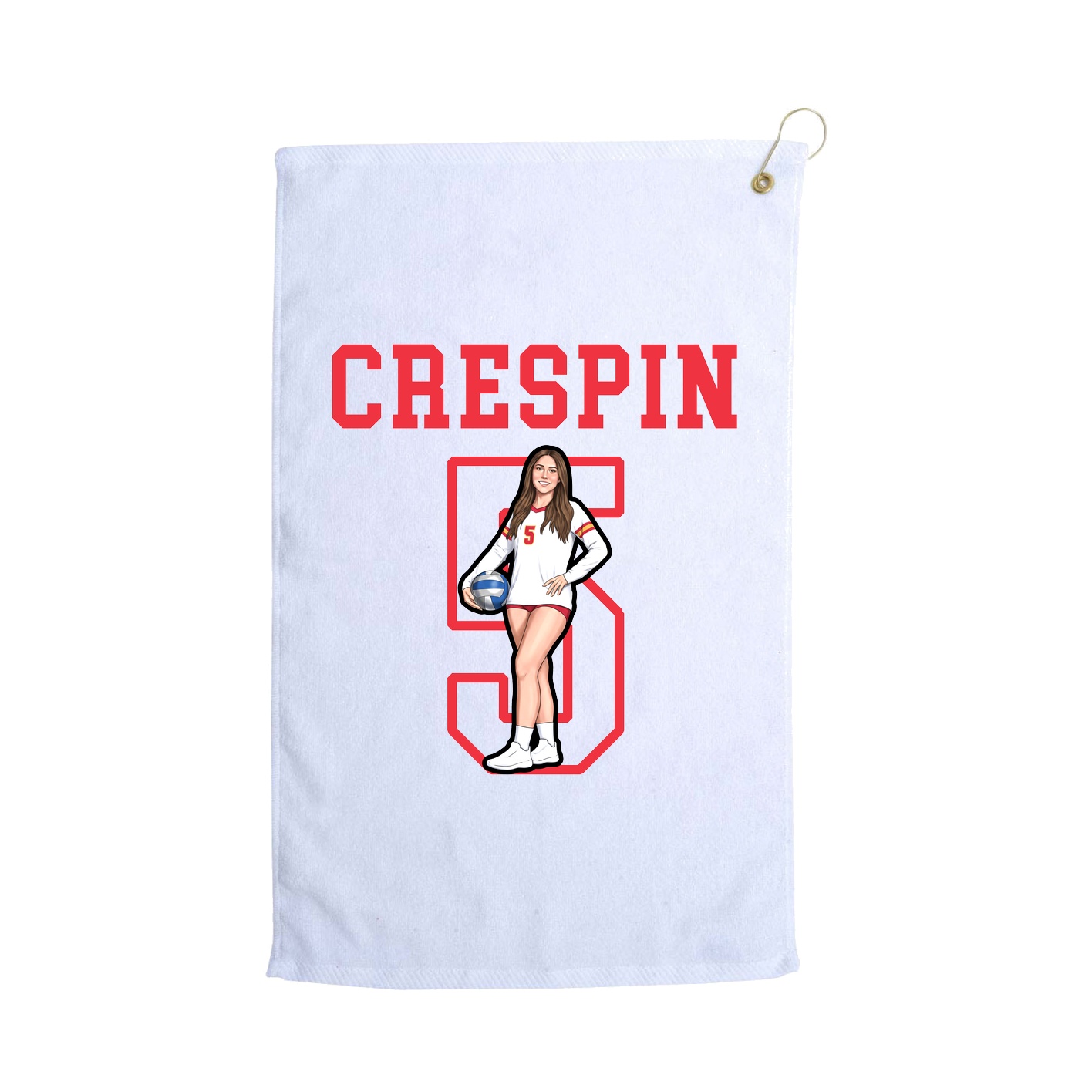 Golf Towel — Shirsey in White