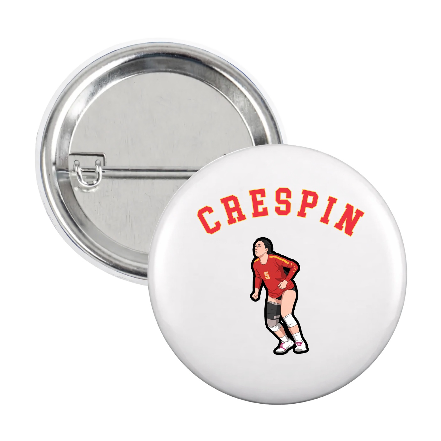 Game Day Button — Shirsey Arch in White