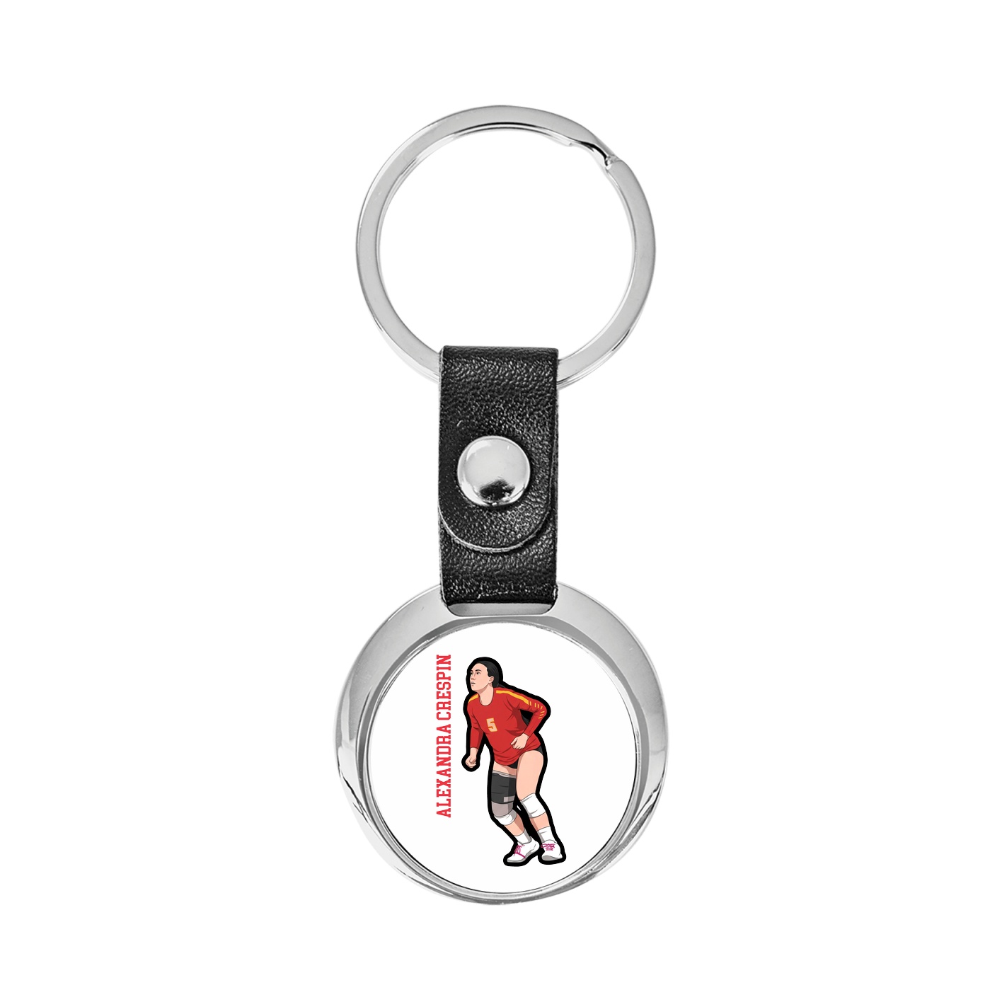 Key Chain — Name Vertical in Classic