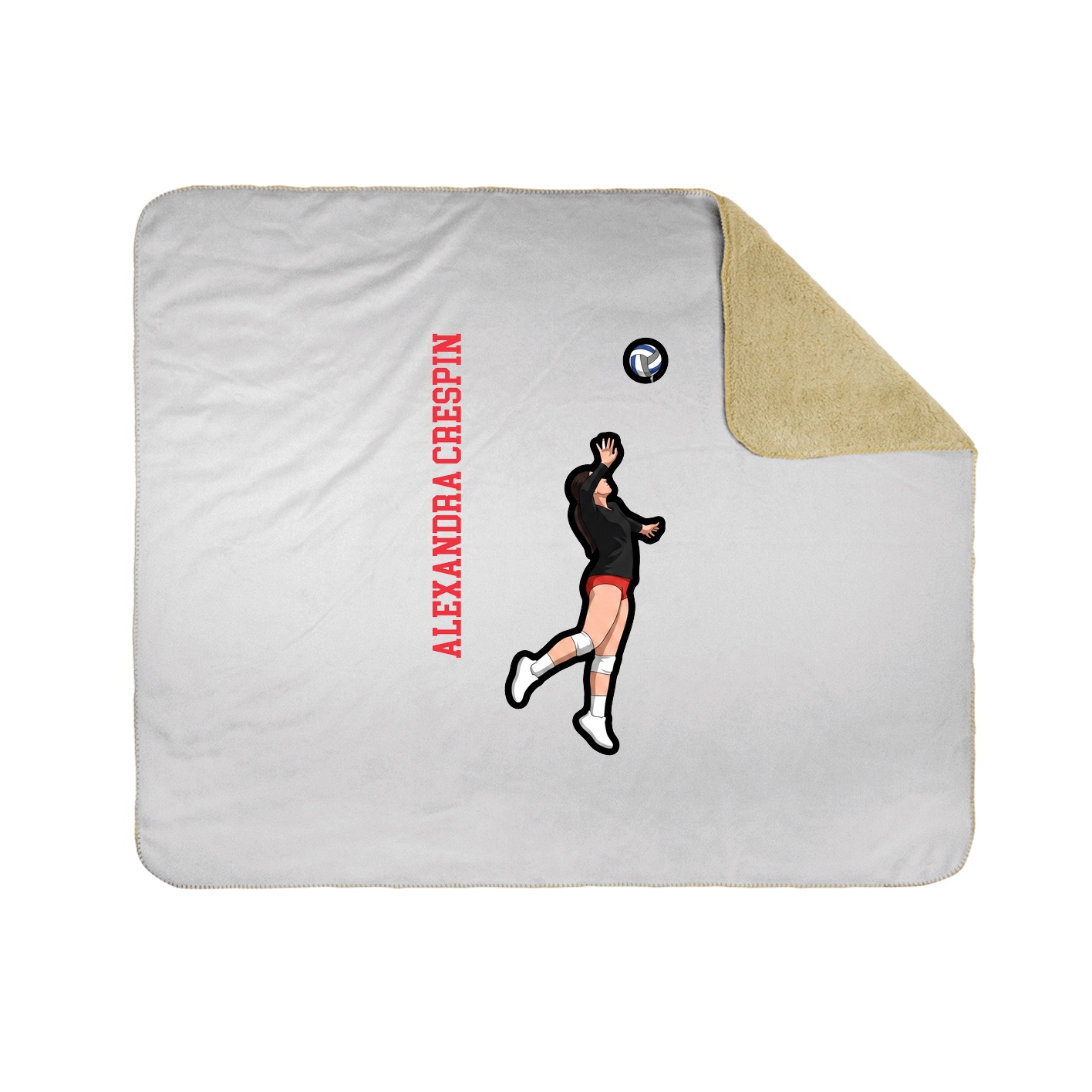 50x60 Sherpa Lined Throw Blanket