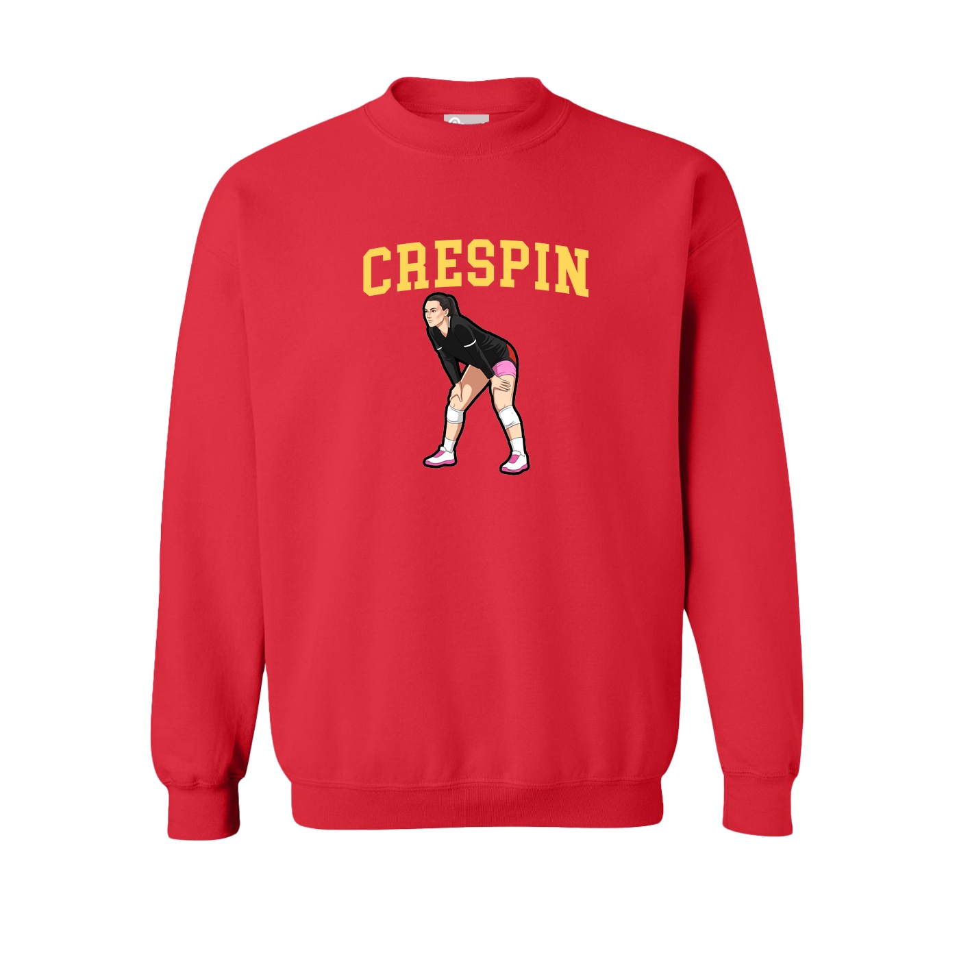 Fleece Crew — Shirsey in Red