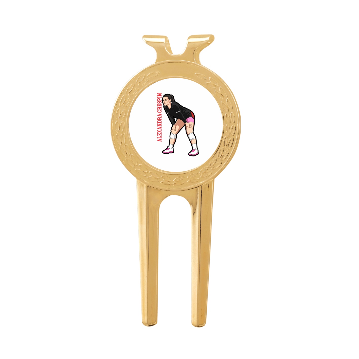 Divot Tool with Ball Marker — Name Vertical in Classic
