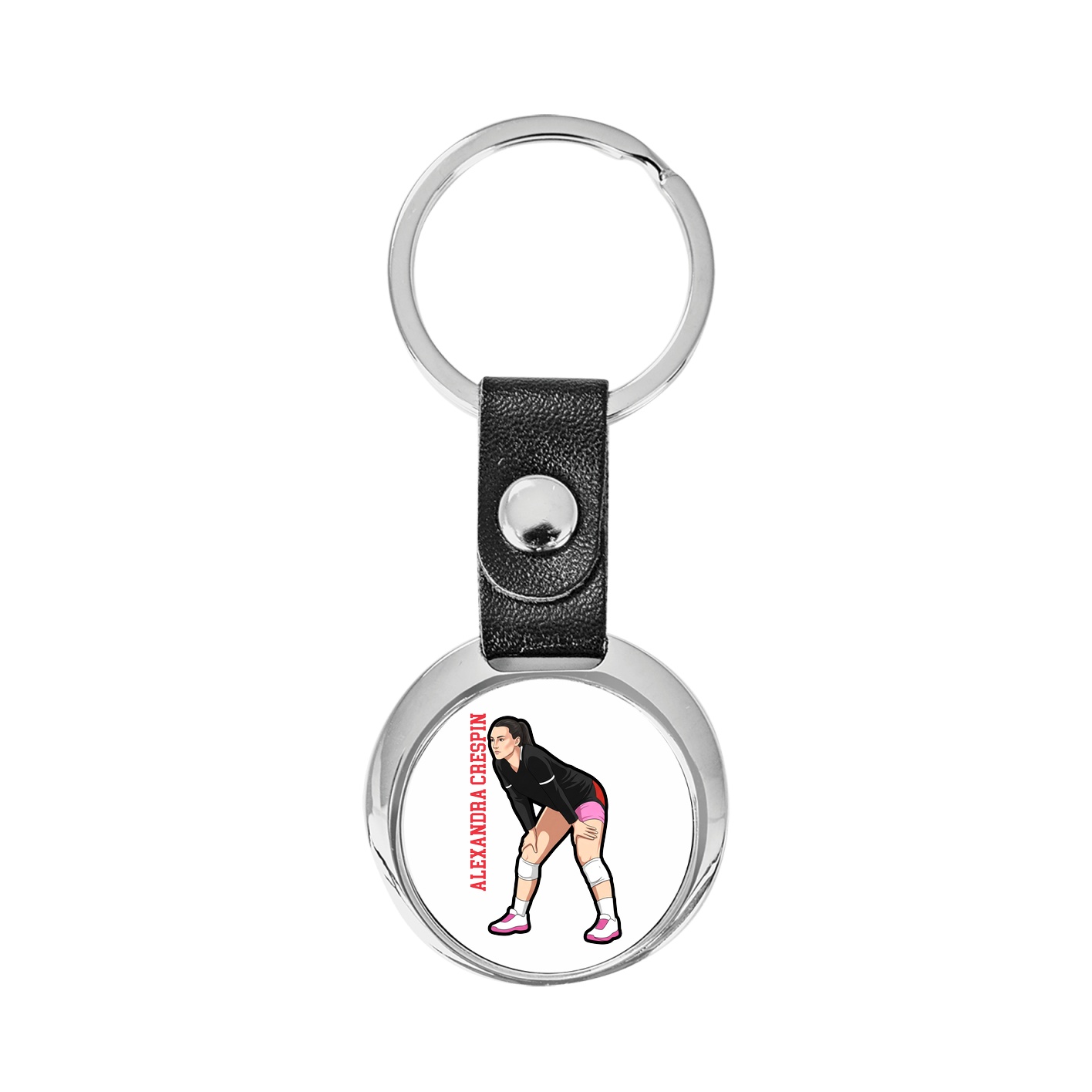 Key Chain — Name Vertical in Classic