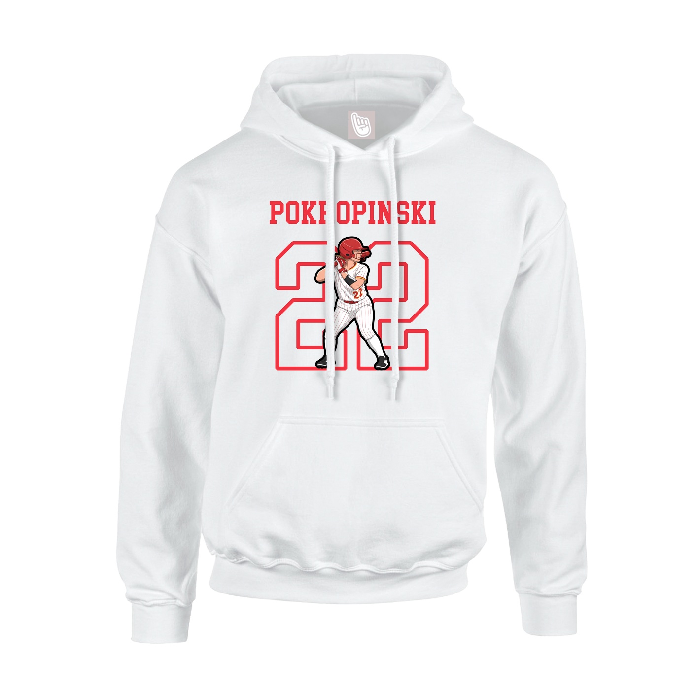 Hoodie — Shirsey in White