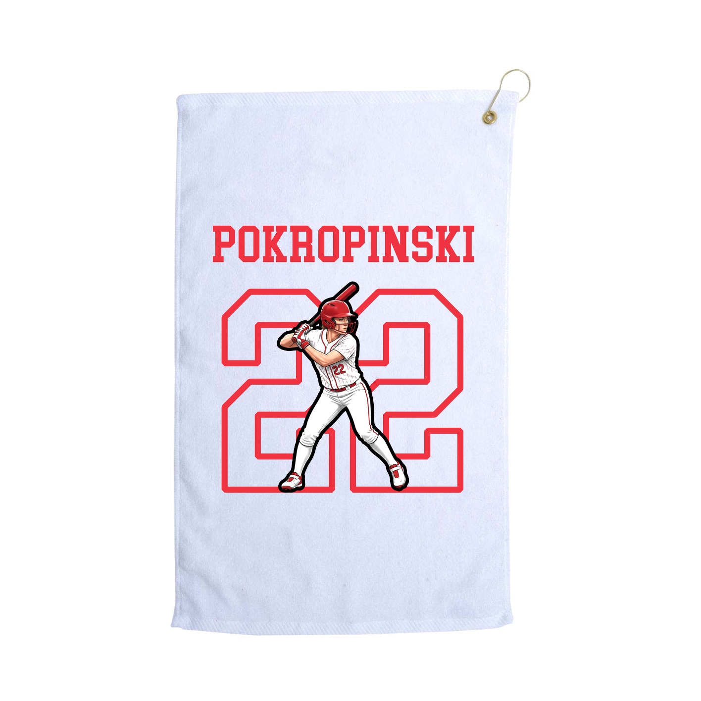 Golf Towel — Shirsey in White