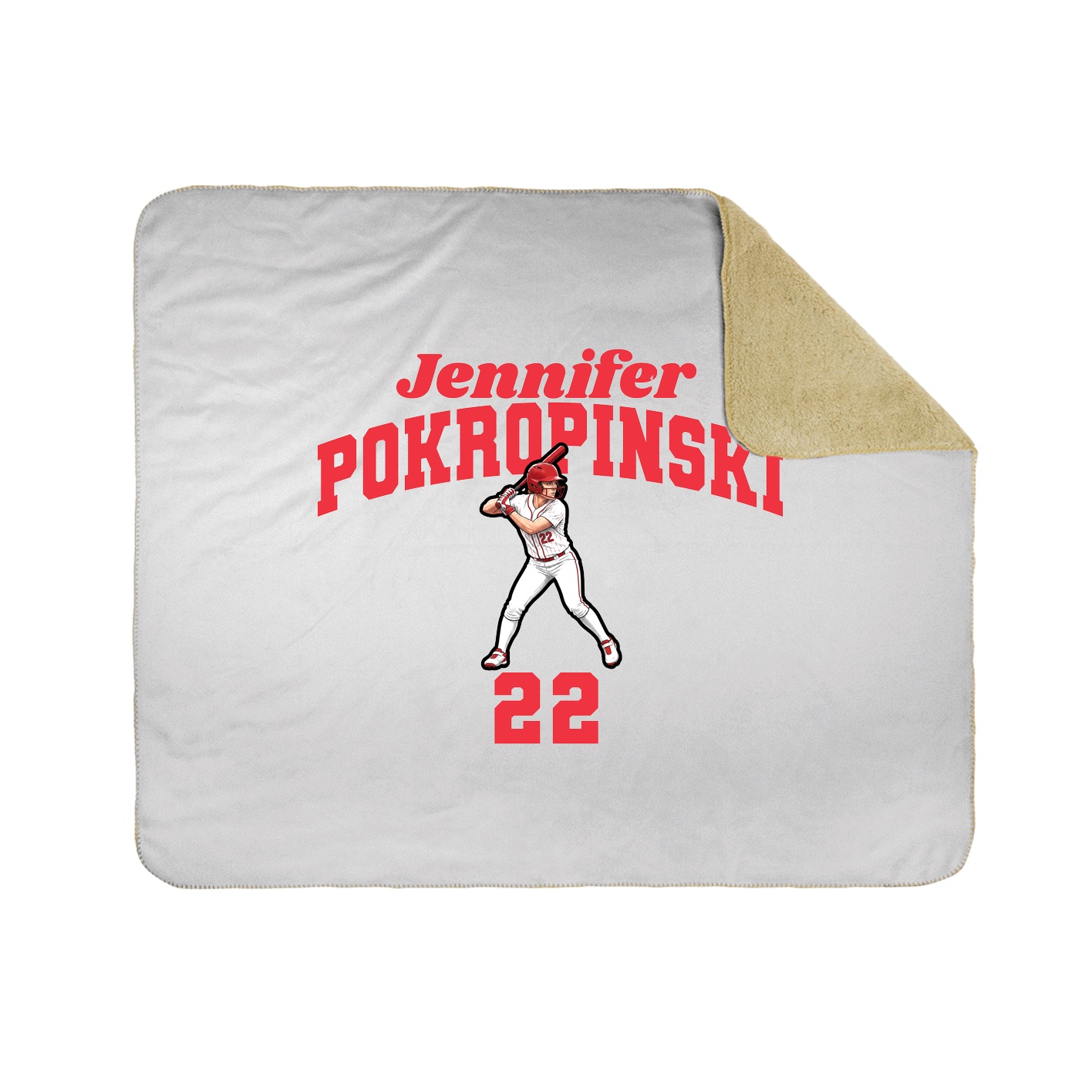 Throw Blanket — Signature Arch in White