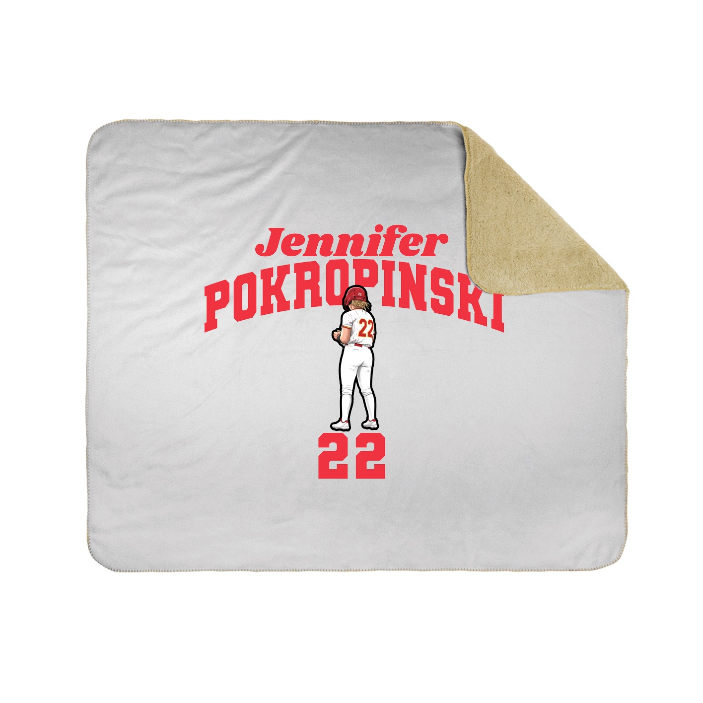 Throw Blanket — Signature Arch in White